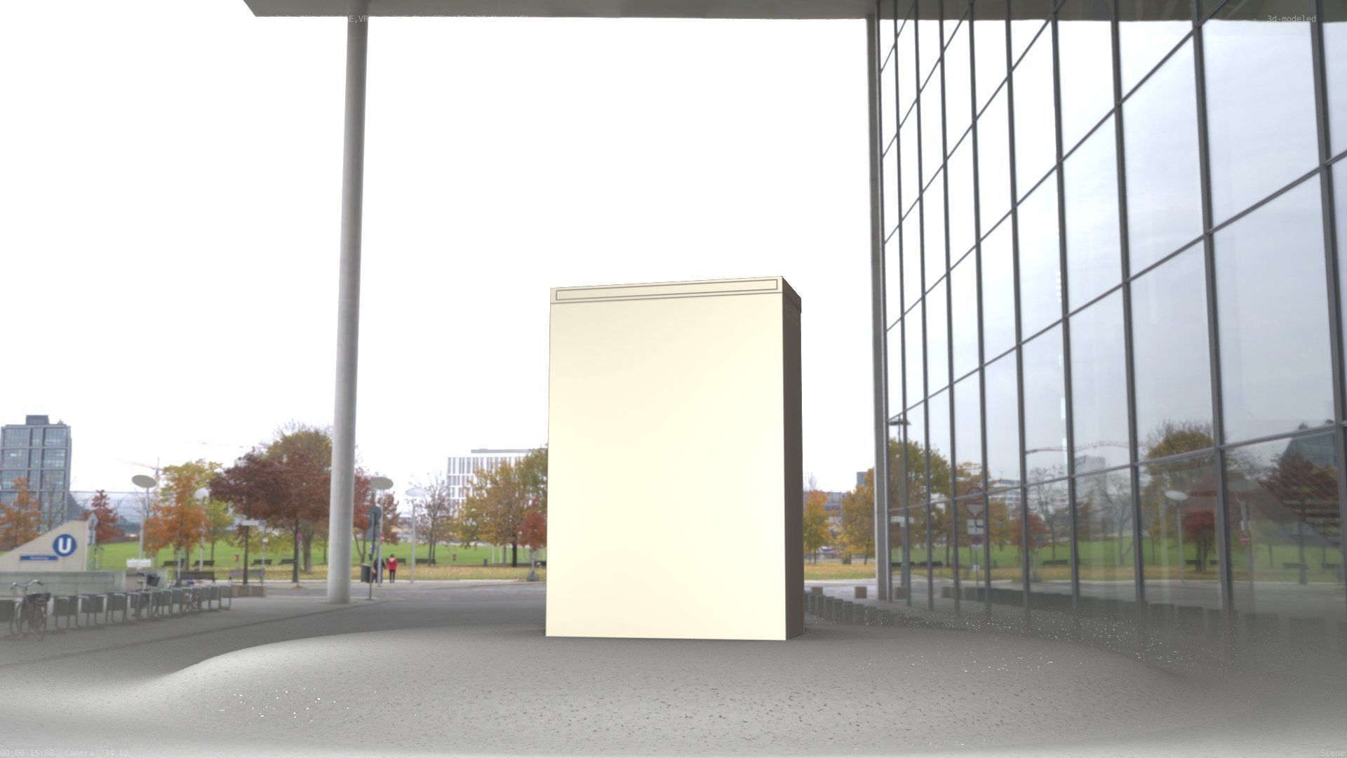 Electrical Distribution Cabinet 4 Low-poly 3D model_68