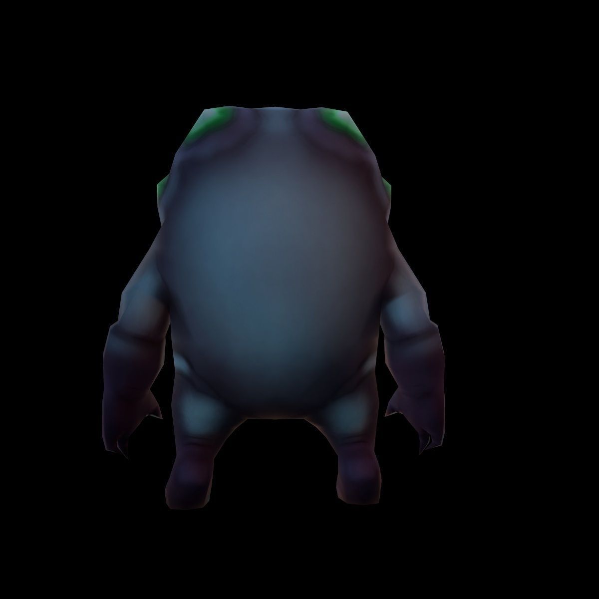 Character Alien Low-poly 3D model_4