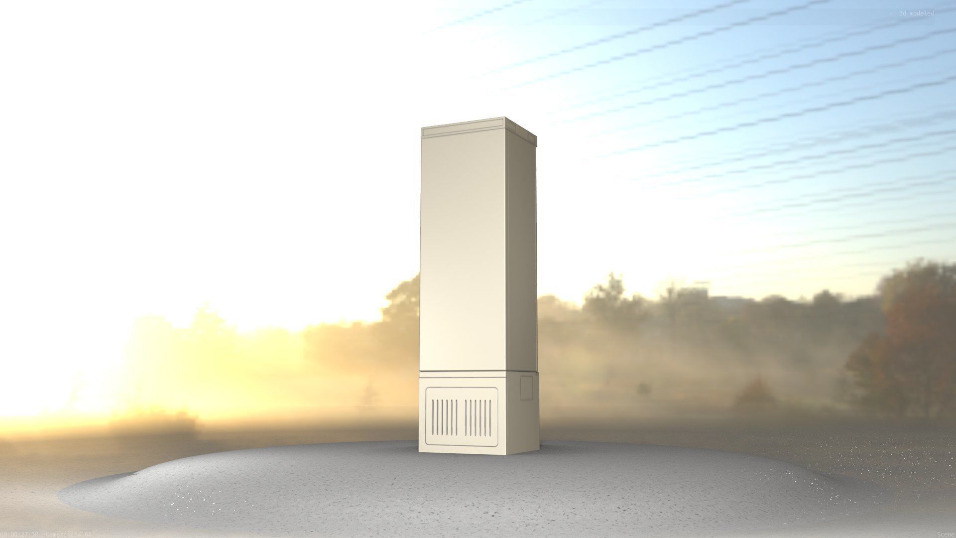 Distribution Box 7 Low-poly 3D model_66