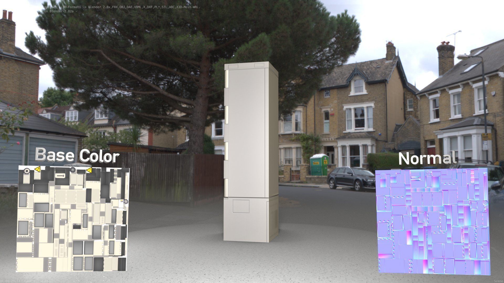 Distribution Box 7 Low-poly 3D model_86