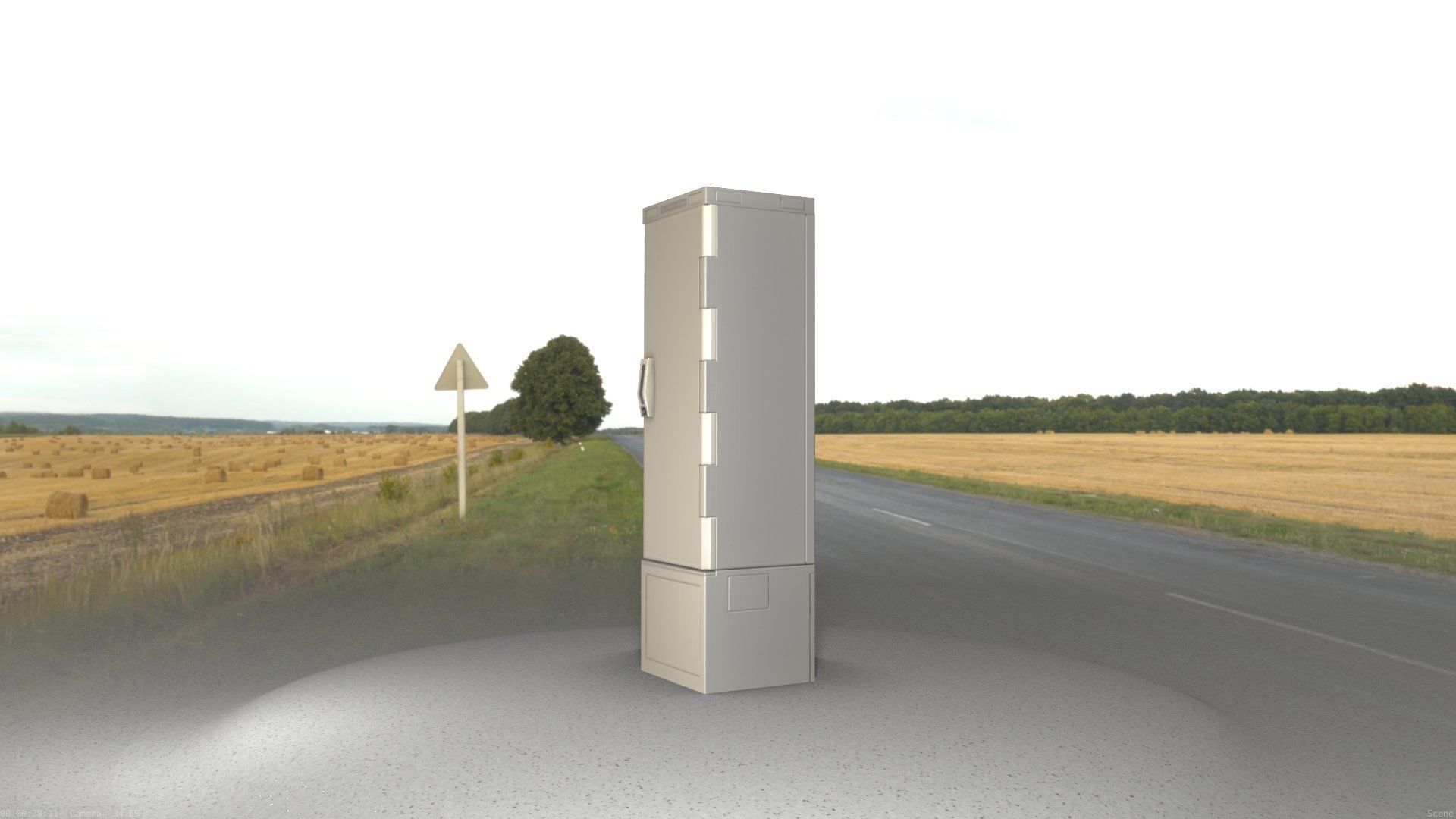 Distribution Box 7 Low-poly 3D model_83