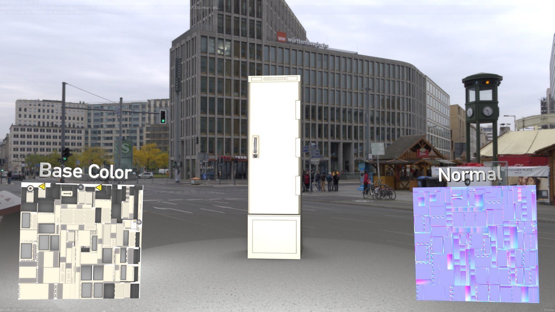 Distribution Box 7 Low-poly 3D model_79