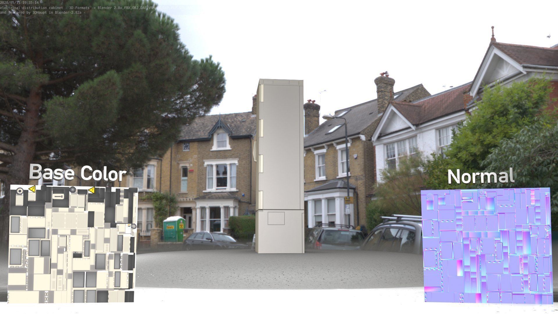 Distribution Box 7 Low-poly 3D model_55