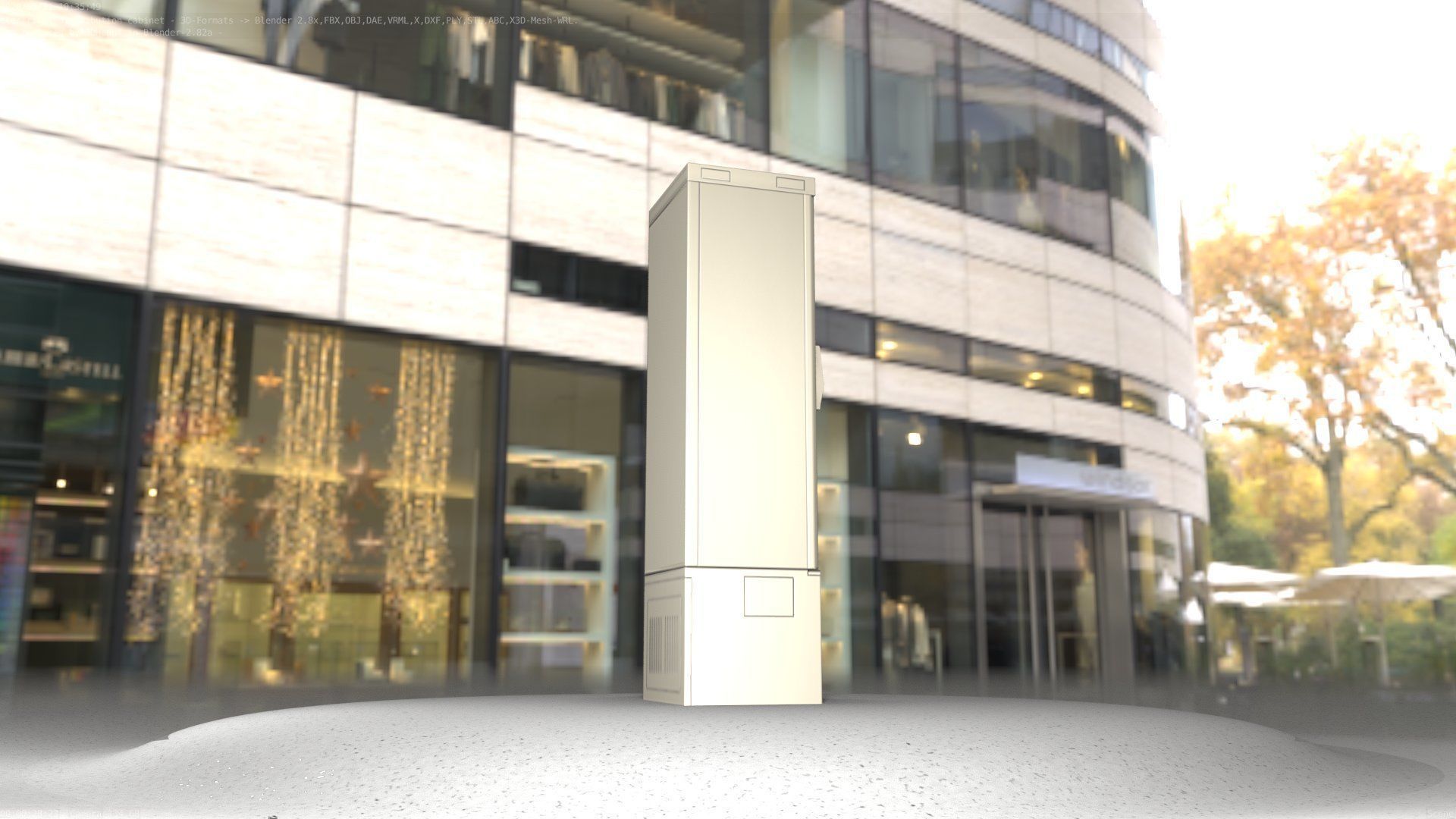 Distribution Box 7 Low-poly 3D model_95