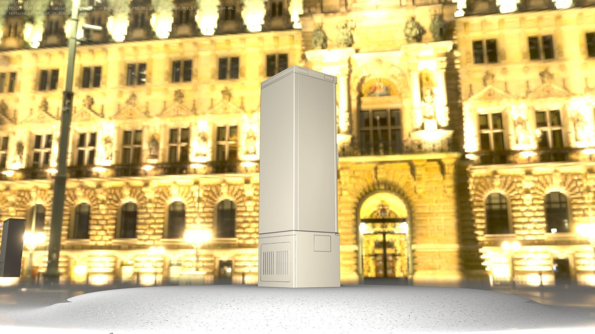 Distribution Box 7 Low-poly 3D model_94