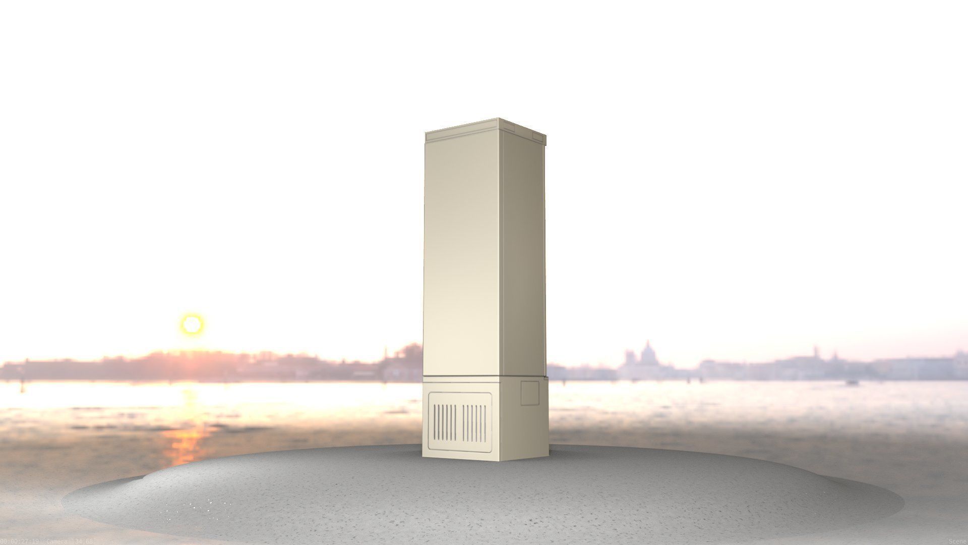 Distribution Box 7 Low-poly 3D model_67