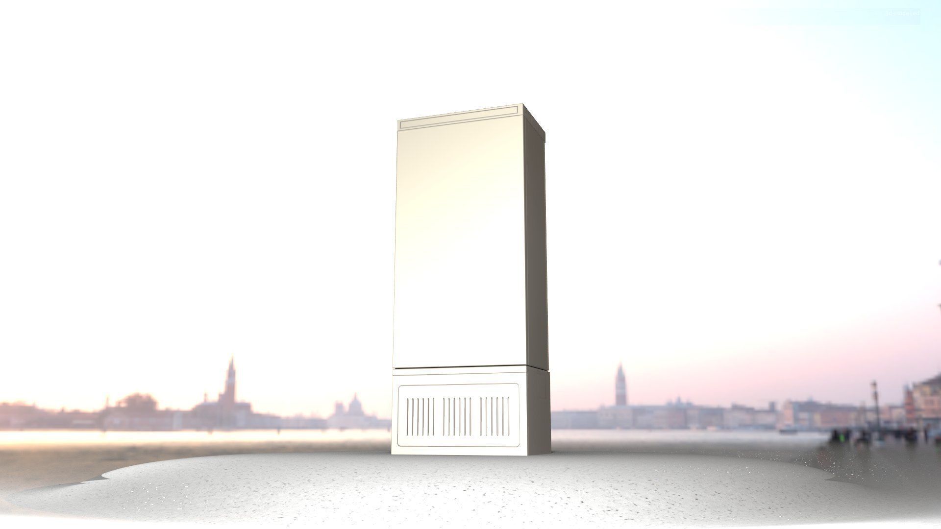 Verteilerschrank 8 refrigerator Low-poly 3D model_91