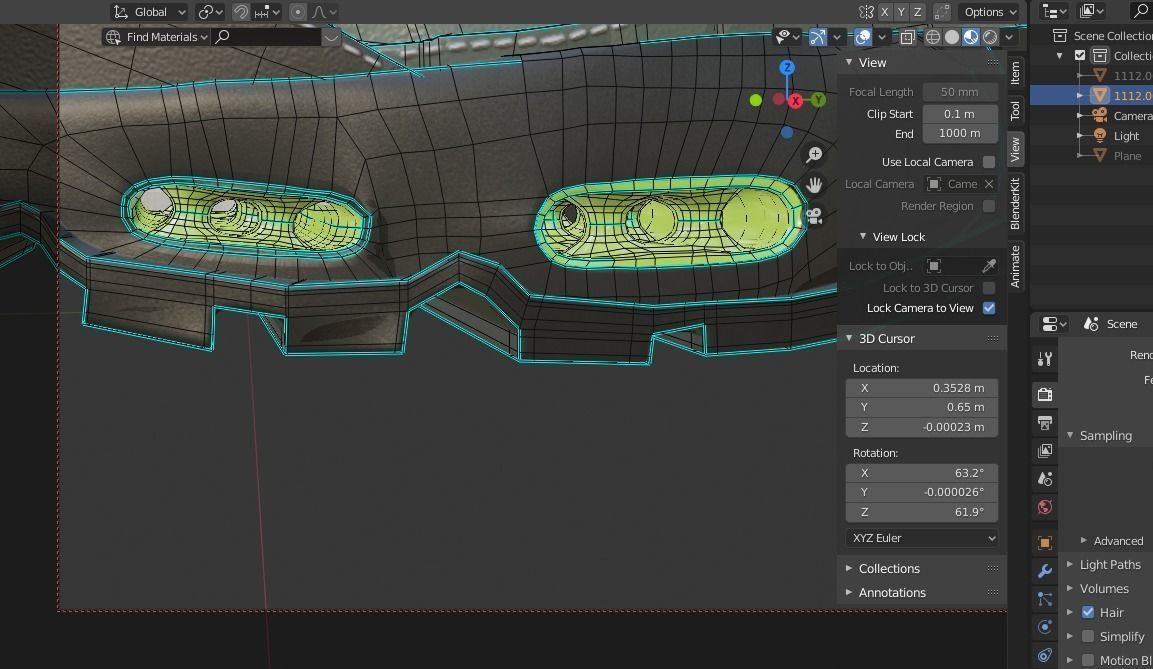 Nike airmax sneaker Low-poly 3D model_18