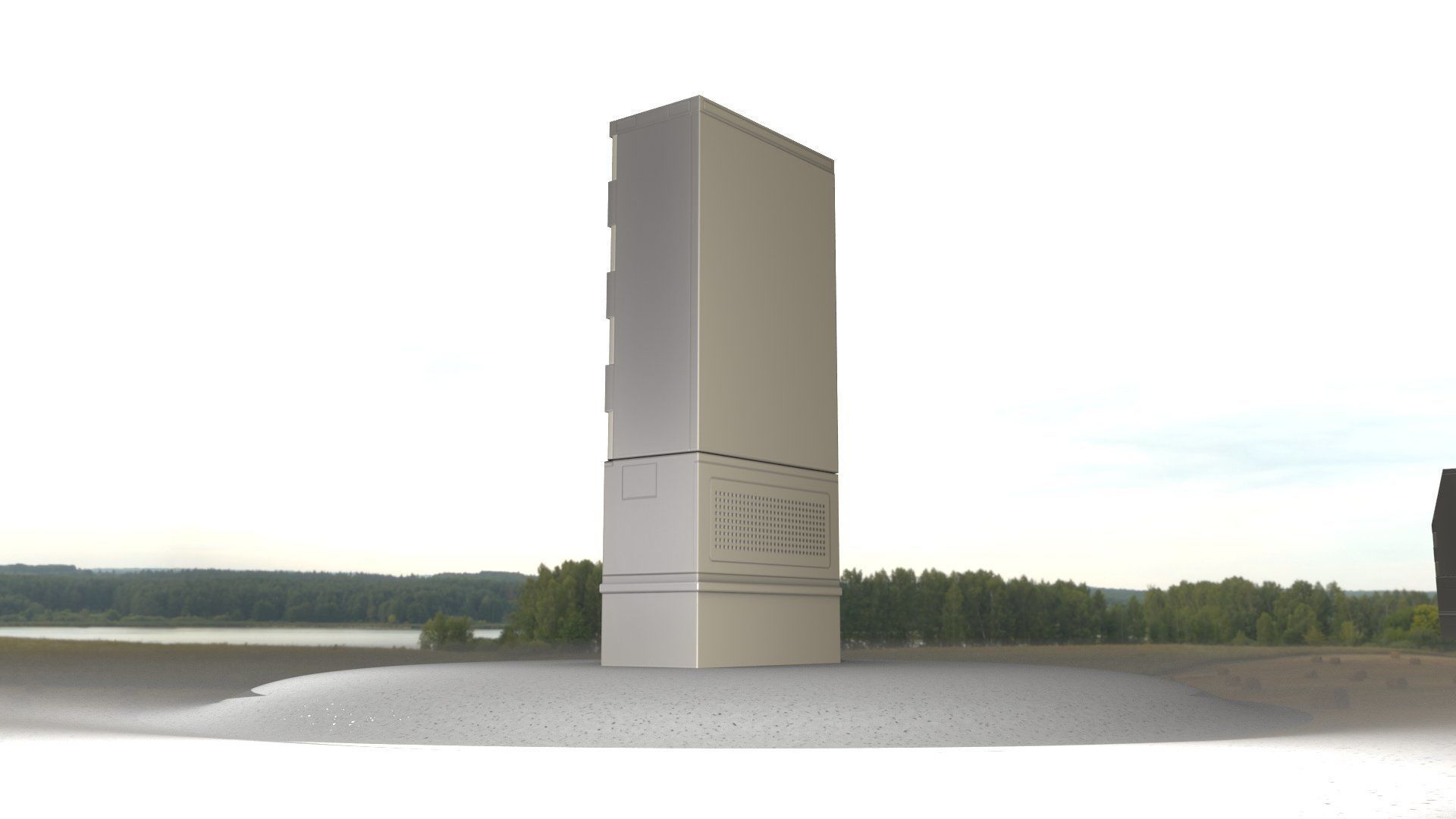 Electrical Distribution Cabinet 11 Low-poly 3D model_55