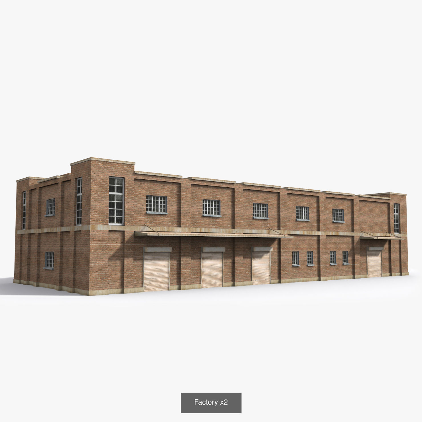 12  Factory Collection Low-poly 3D model _2