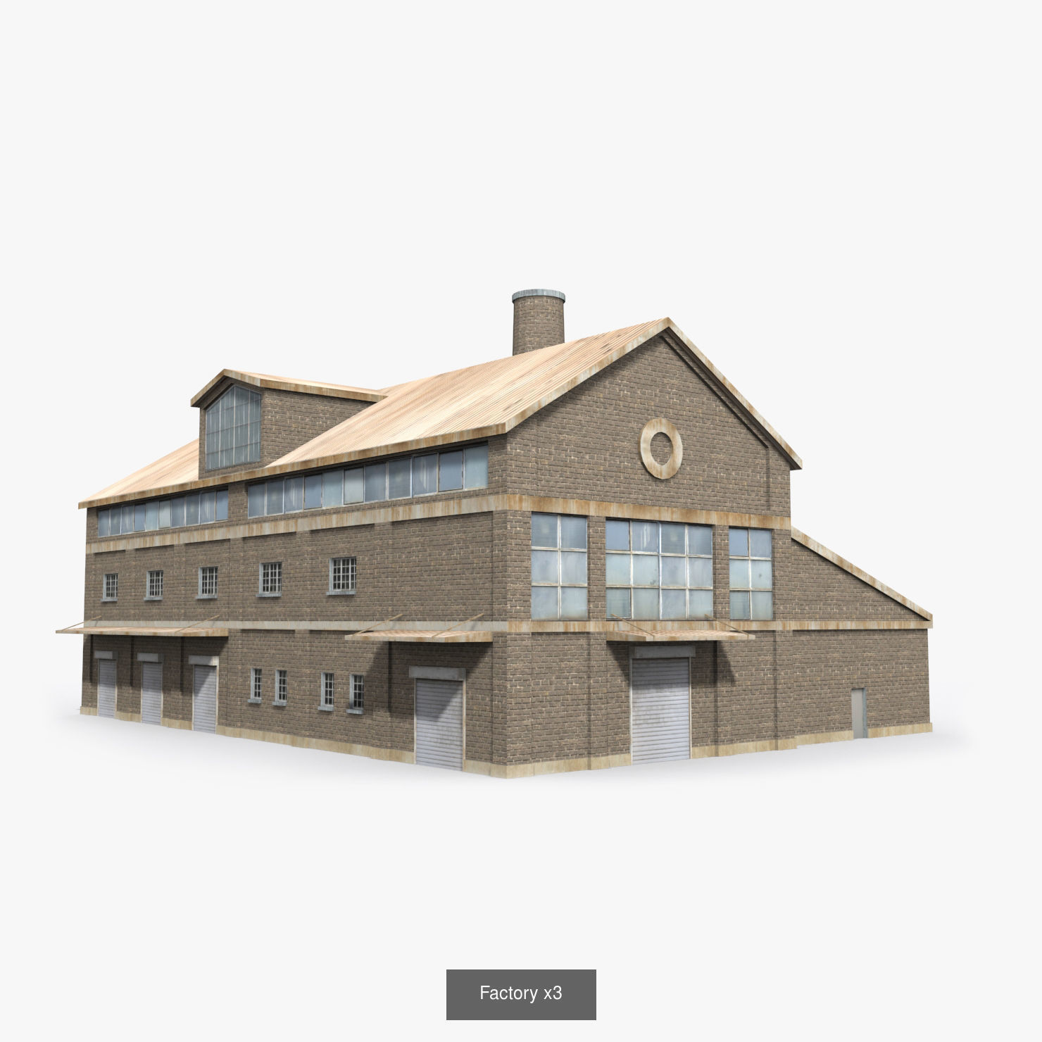 12  Factory Collection Low-poly 3D model _3