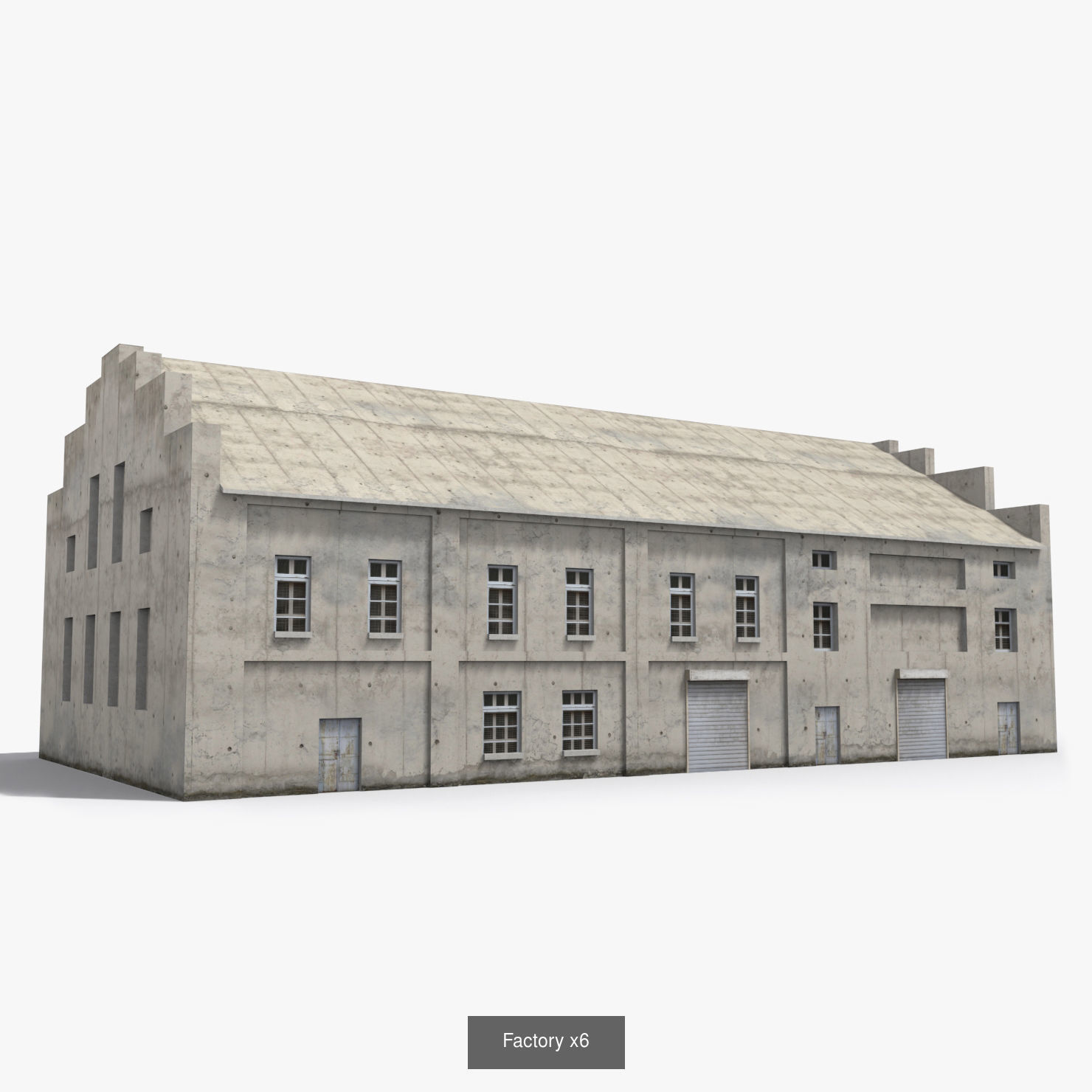 12  Factory Collection Low-poly 3D model _6
