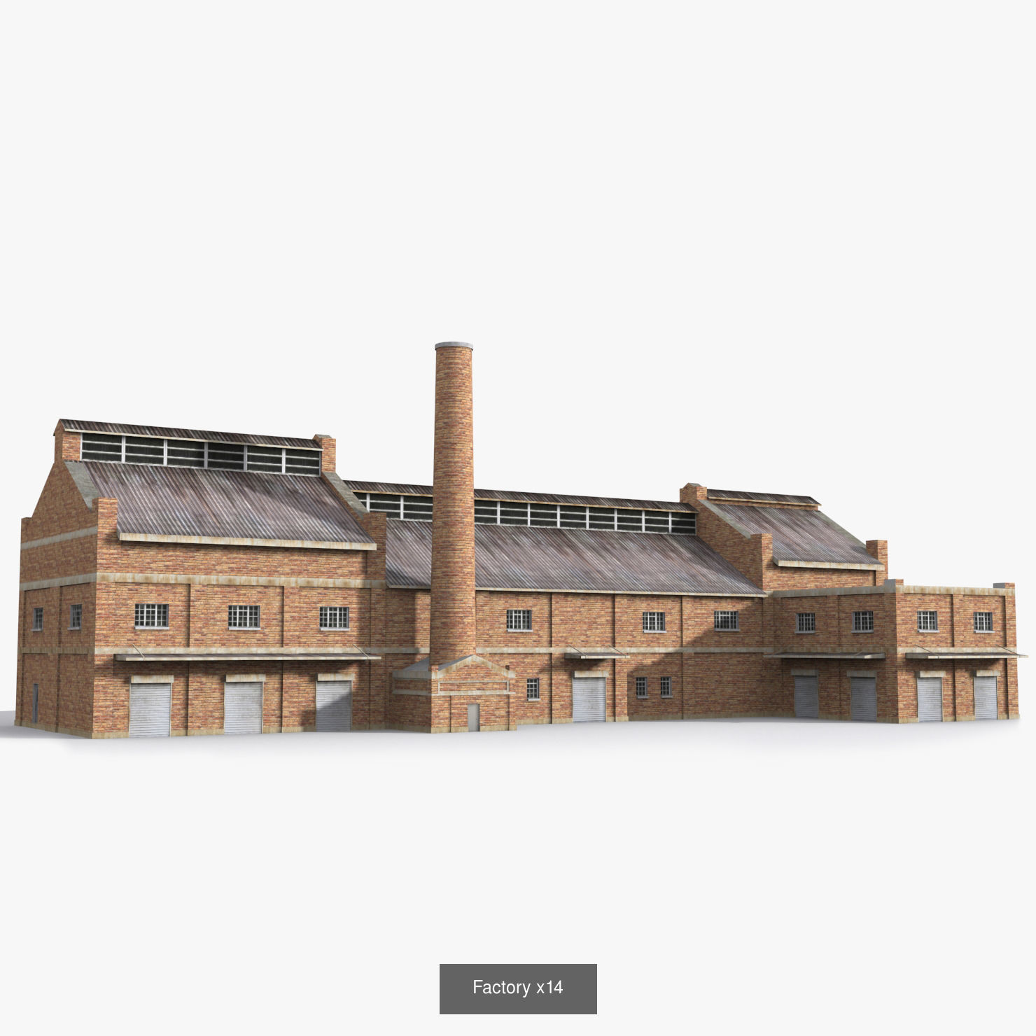 12  Factory Collection Low-poly 3D model _11