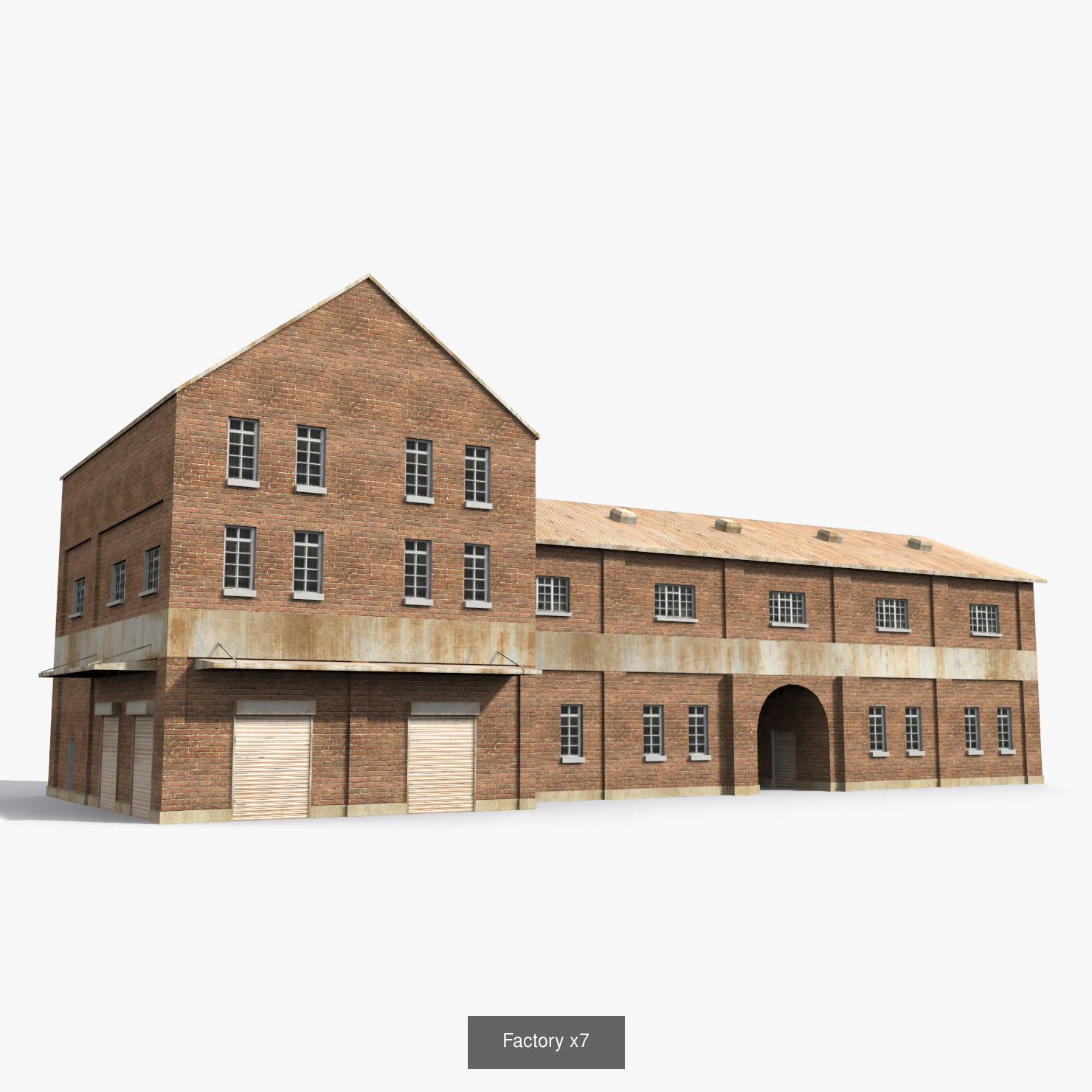 12  Factory Collection Low-poly 3D model _7