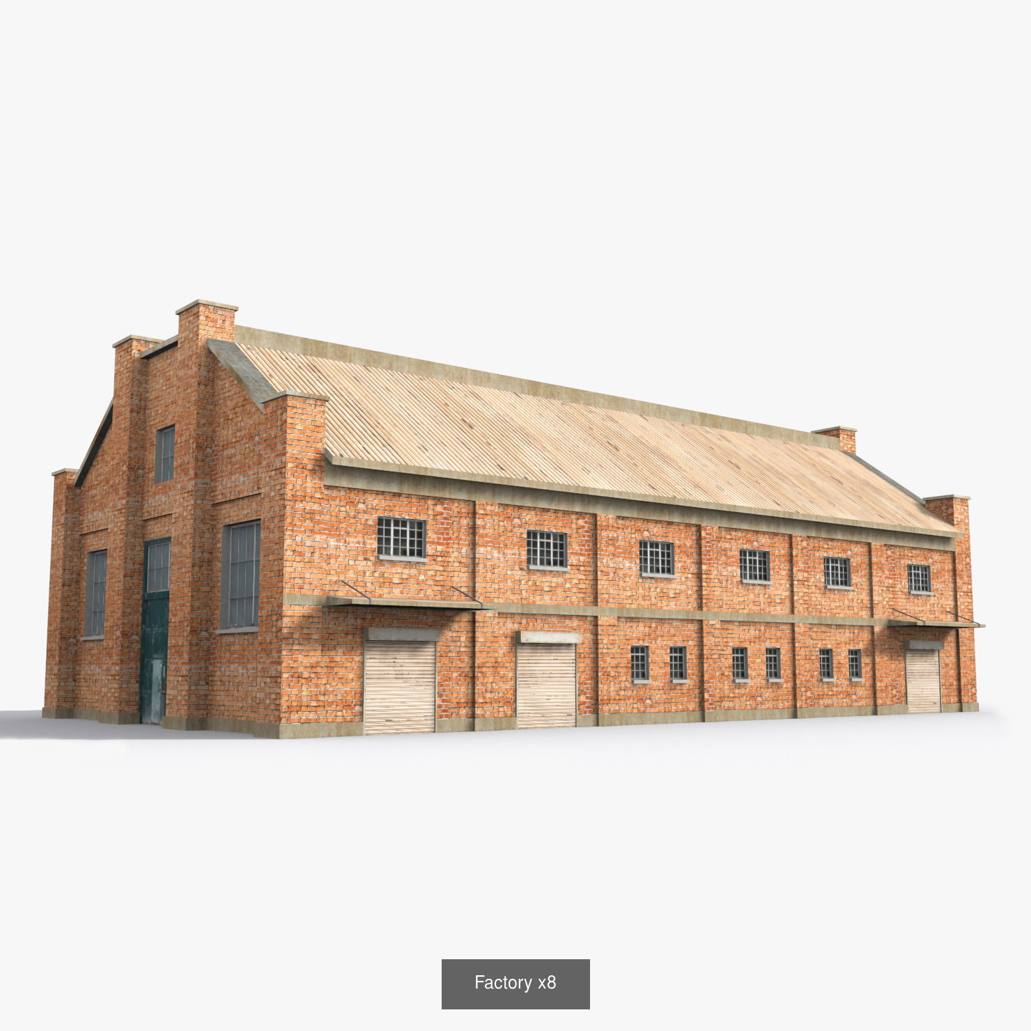 12  Factory Collection Low-poly 3D model _8