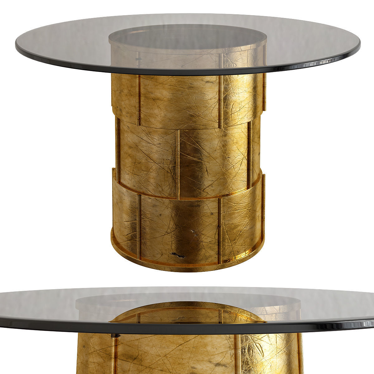 Coffee table 3d model collection 10 pieces Low-poly 3D model_18