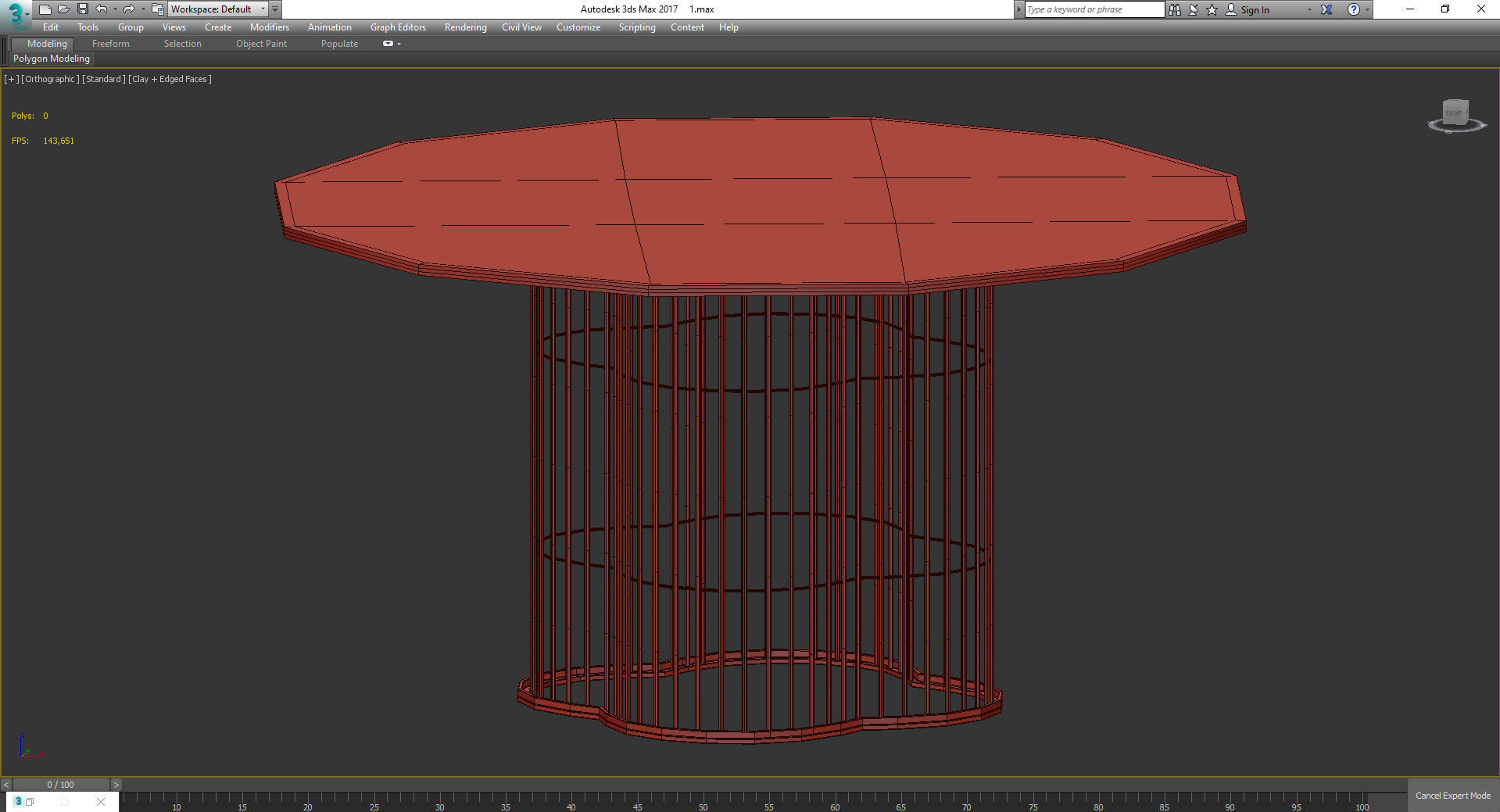 Coffee table 3d model collection 10 pieces Low-poly 3D model_48