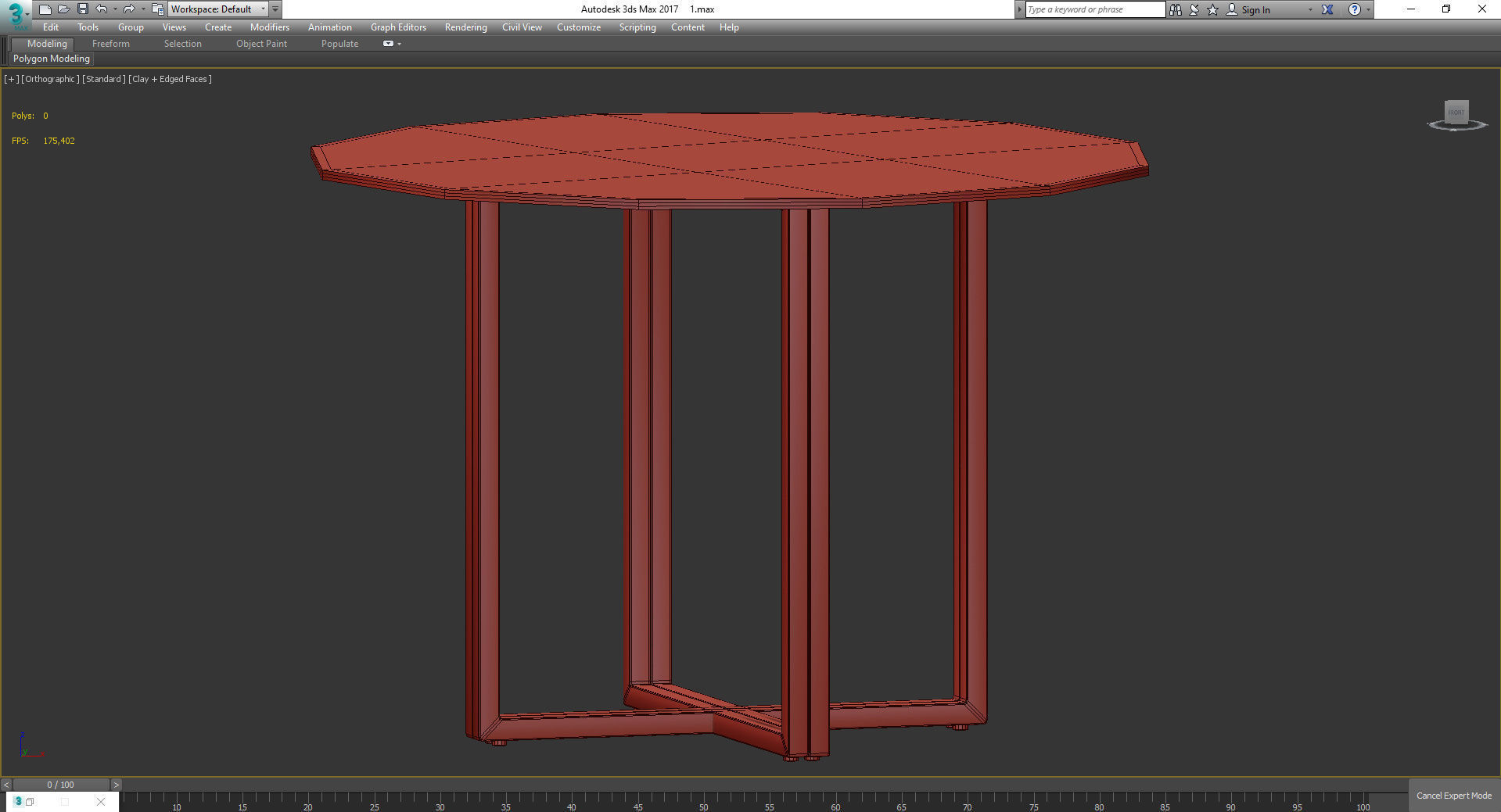 Coffee table 3d model collection 10 pieces Low-poly 3D model_36
