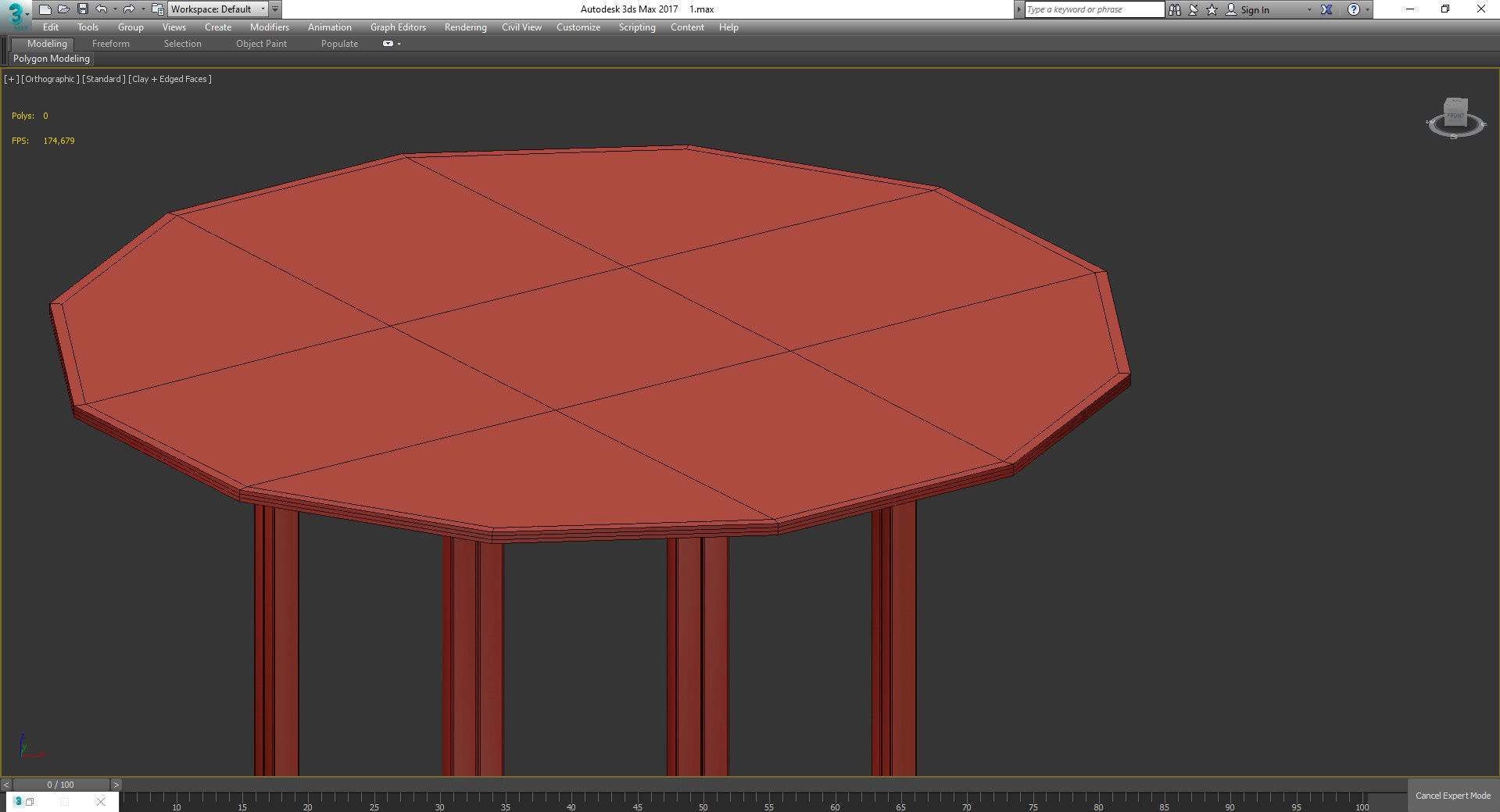 Coffee table 3d model collection 10 pieces Low-poly 3D model_33
