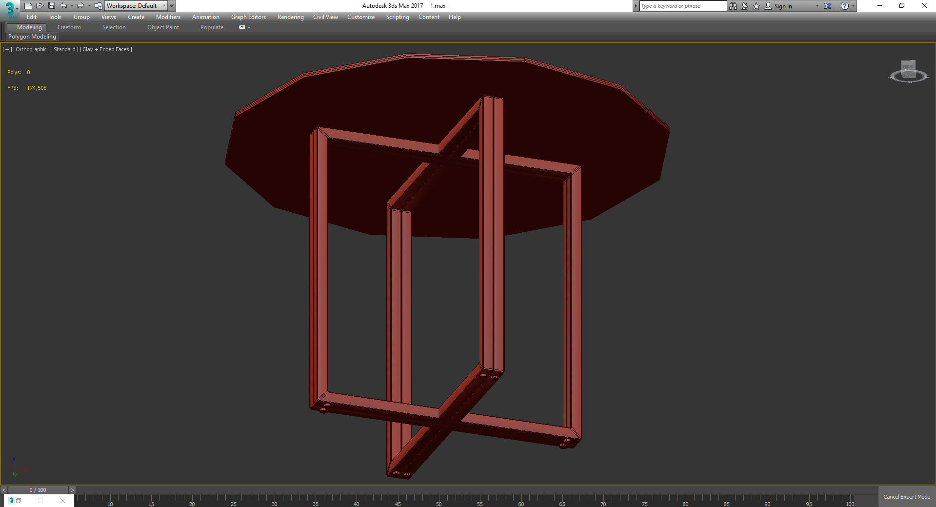 Coffee table 3d model collection 10 pieces Low-poly 3D model_37