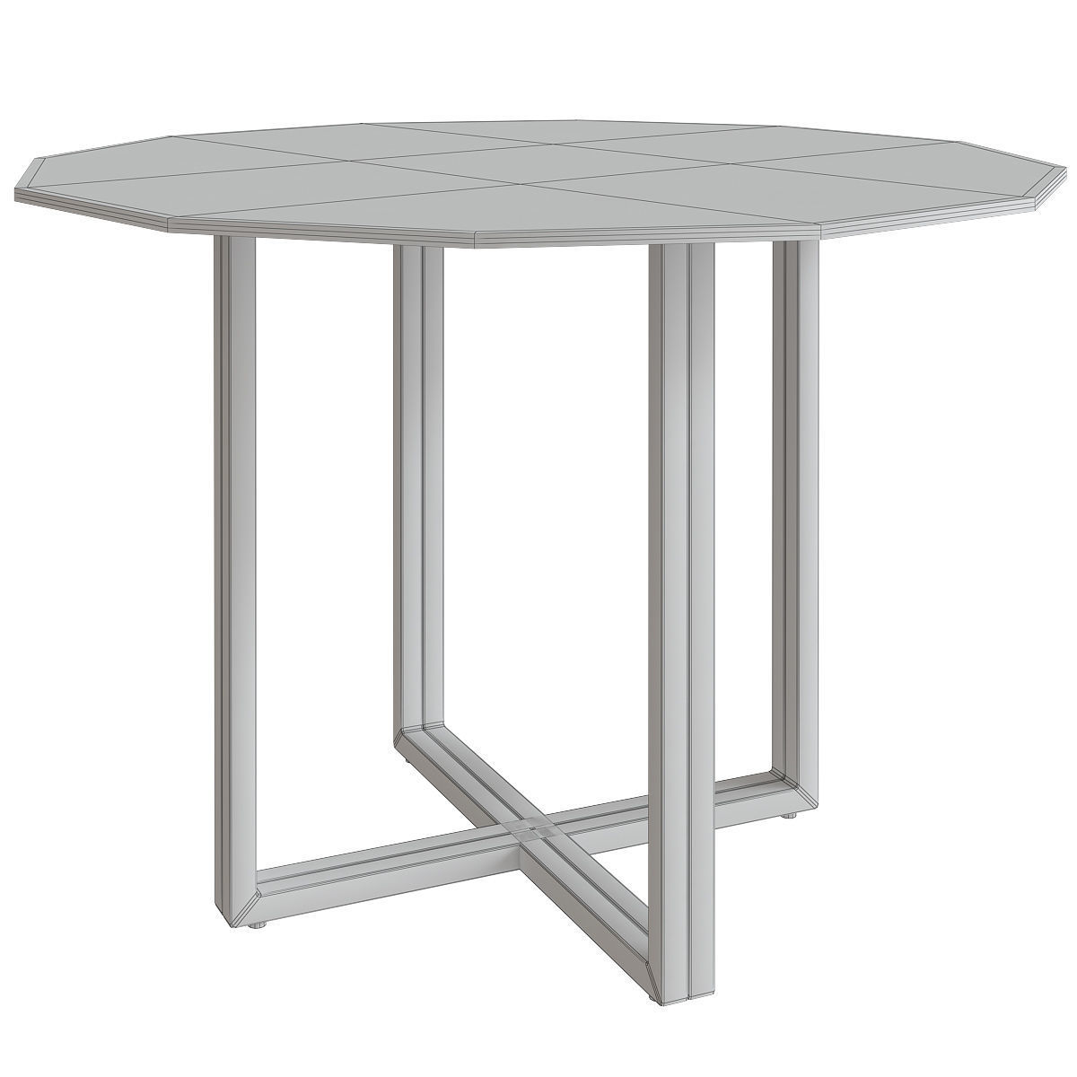 Coffee table 3d model collection 10 pieces Low-poly 3D model_35