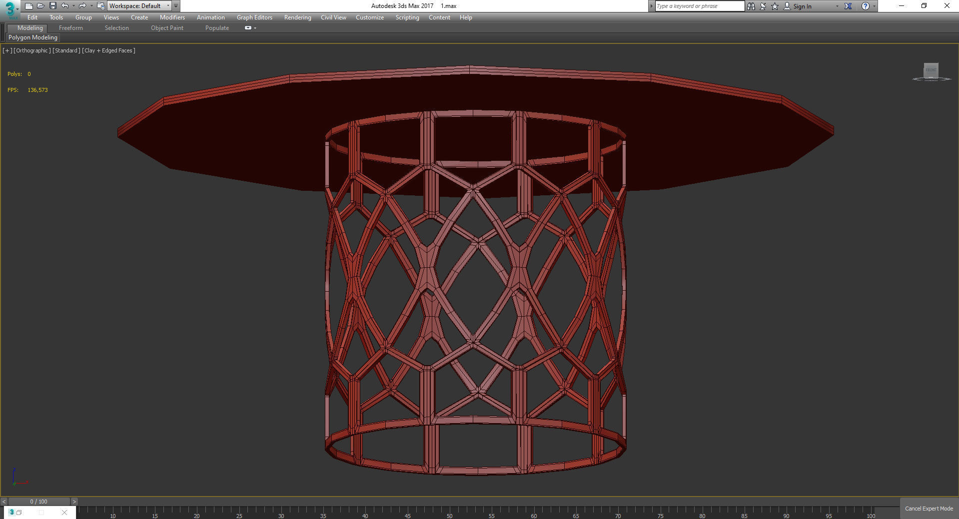 Coffee table 3d model collection 10 pieces Low-poly 3D model_8
