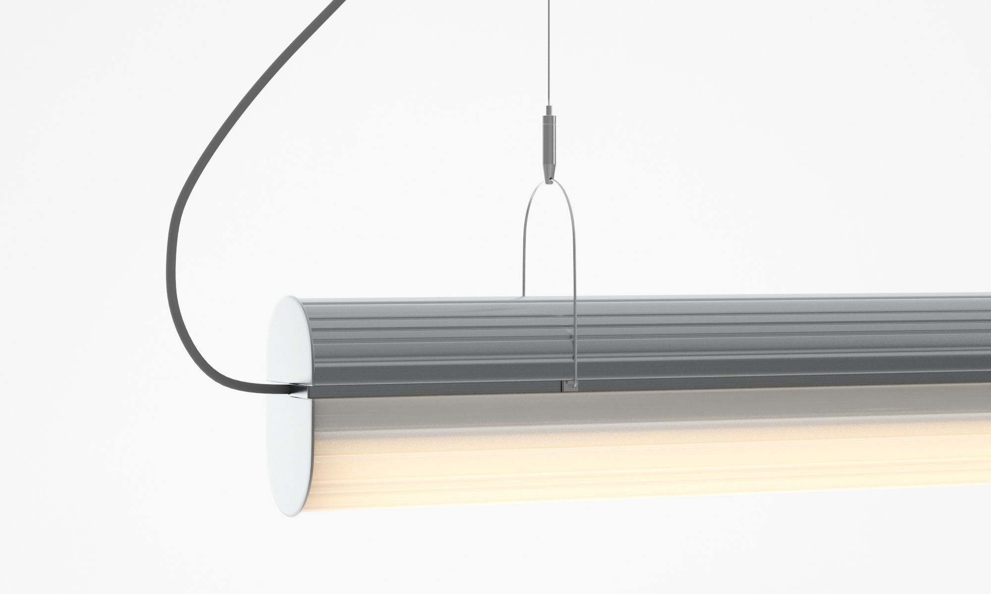 Queue Direct Perdant Double Section 3D model_3