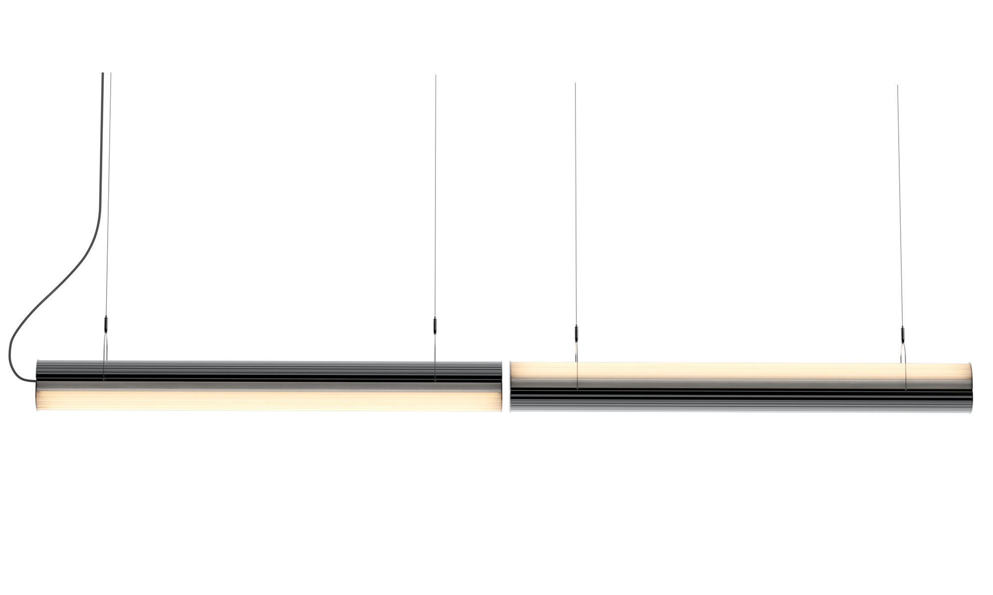Queue Direct Perdant Double Section 3D model_1