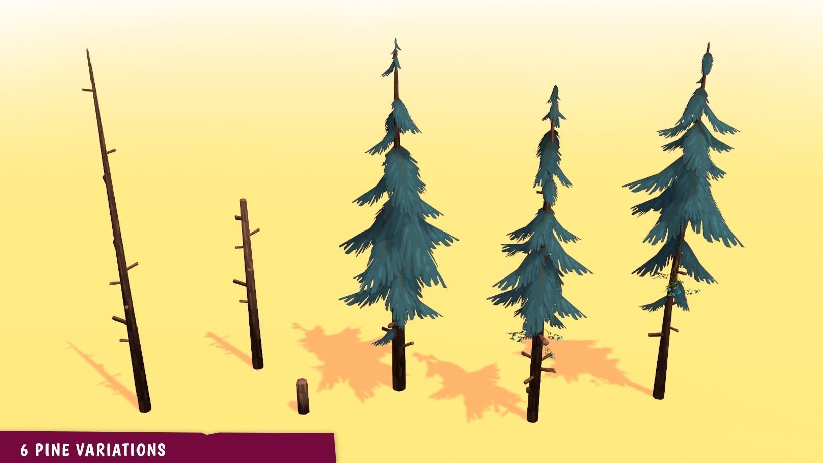 STORY - Tree Pack Low-poly 3D model_11