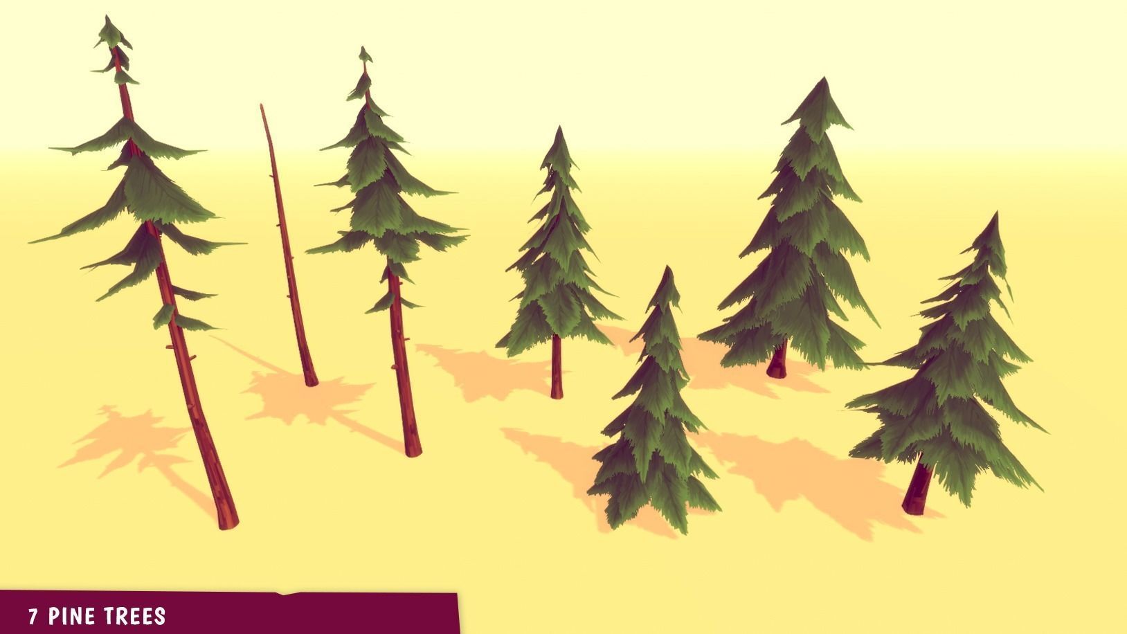 STORY - Tree Pack Low-poly 3D model_6