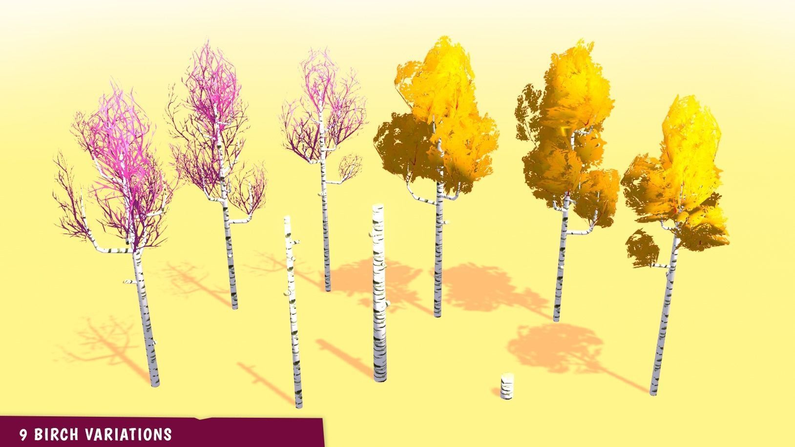 STORY - Tree Pack Low-poly 3D model_10