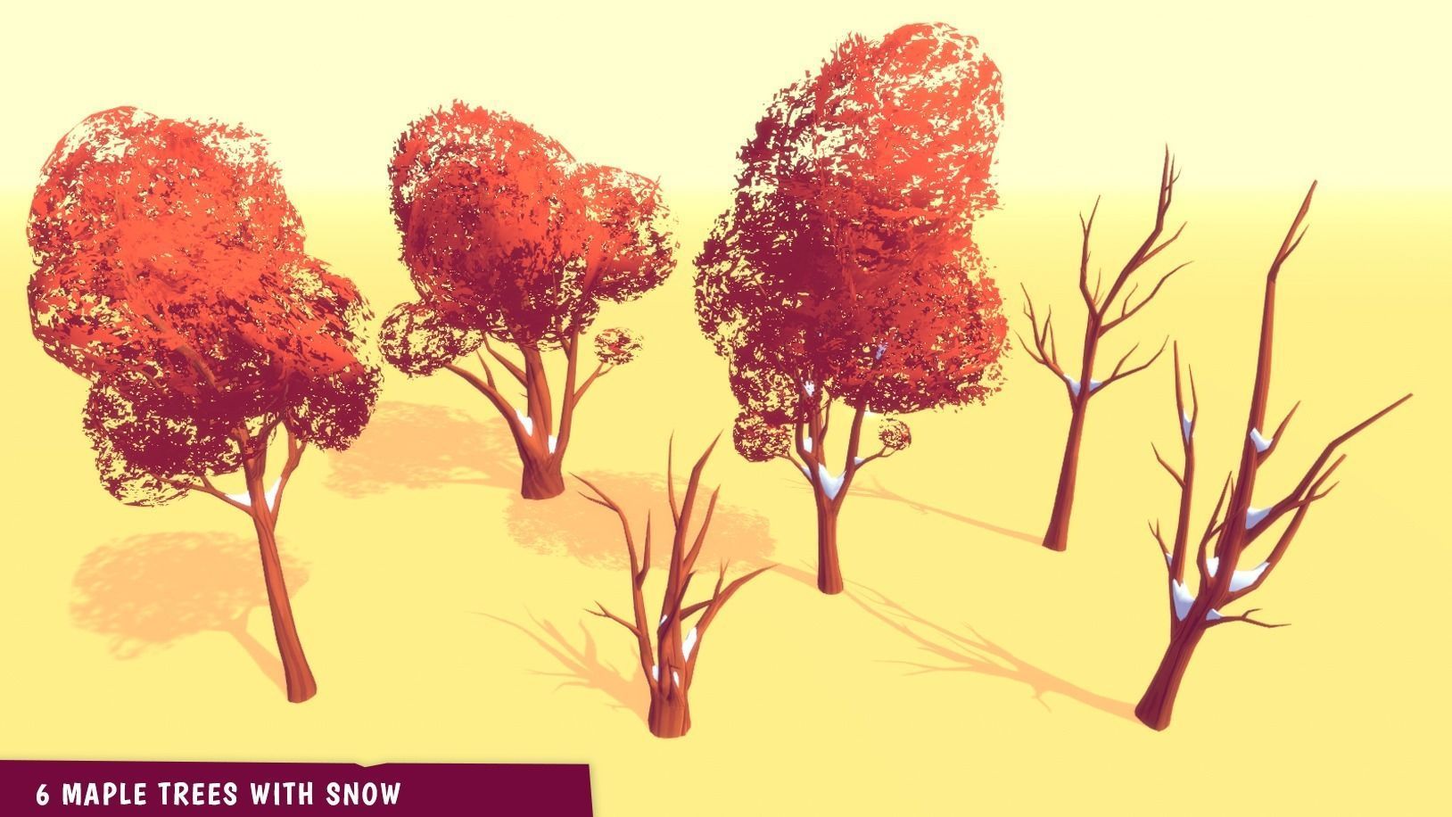 STORY - Tree Pack Low-poly 3D model_8