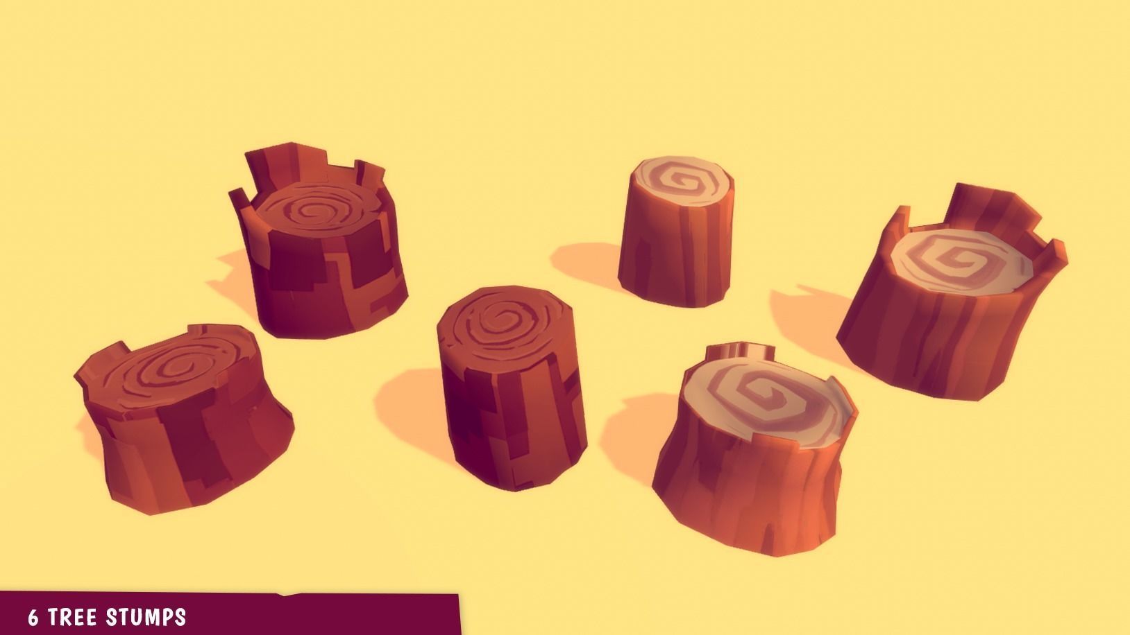 STORY - Tree Pack Low-poly 3D model_9