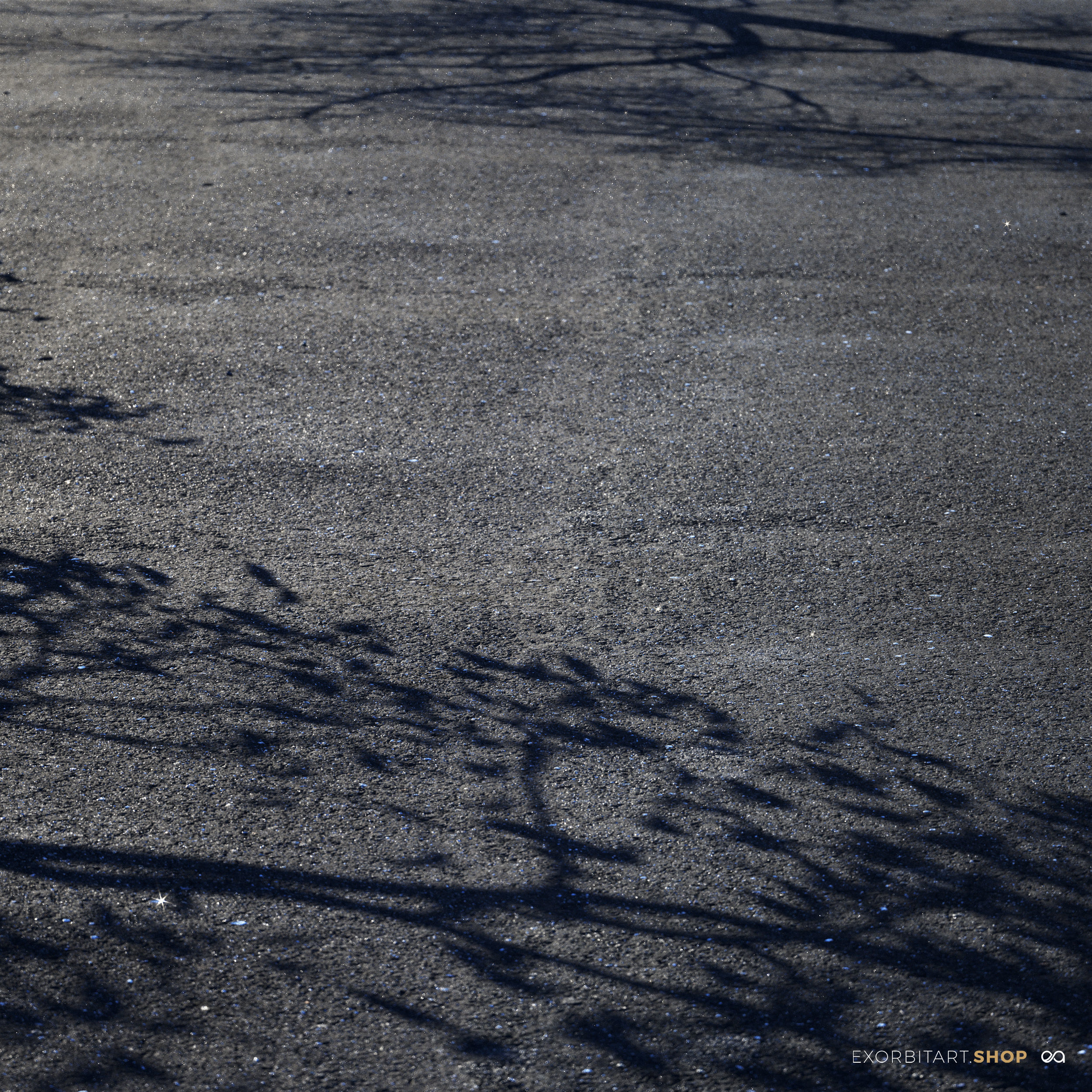 Seamless PBR Scanned Dark Asphalt Area Texture Texture_3