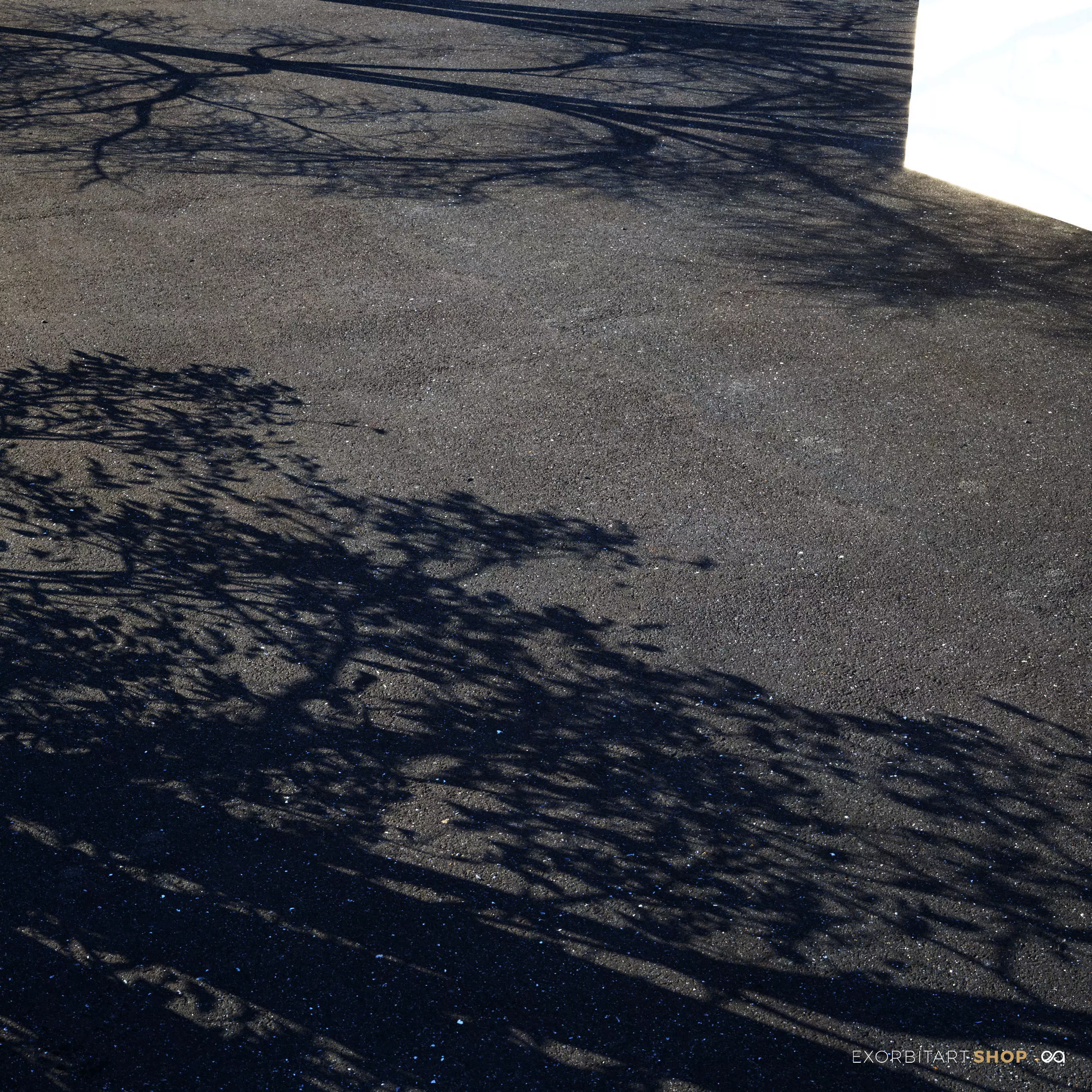 Seamless PBR Scanned Dark Asphalt Area Texture Texture_0