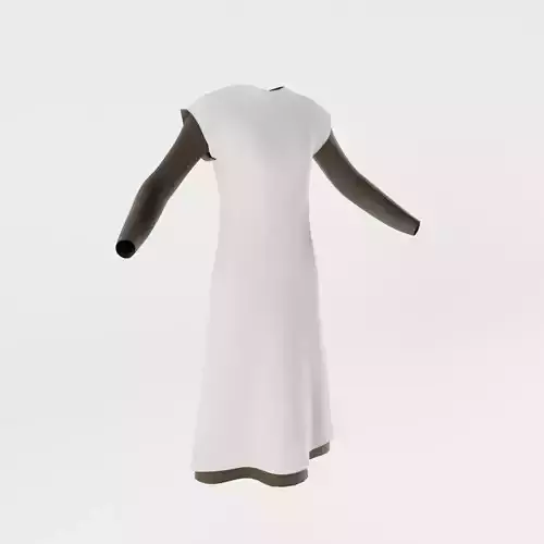 Simple Victorian Girl Dress