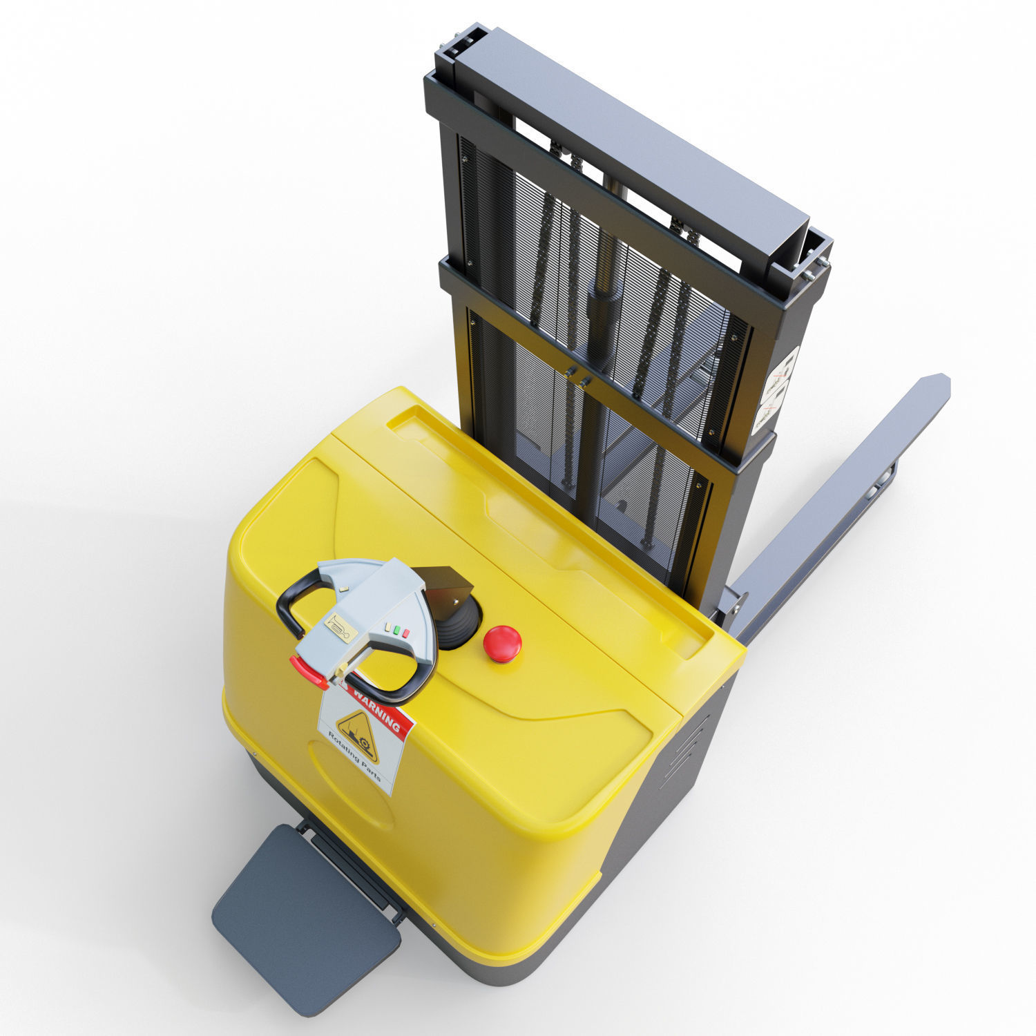 stacker loader 3D model_4