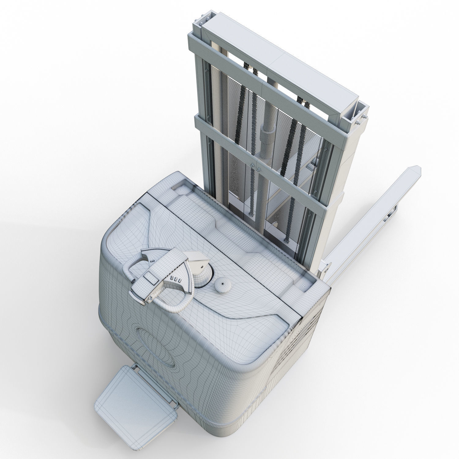 stacker loader 3D model_5