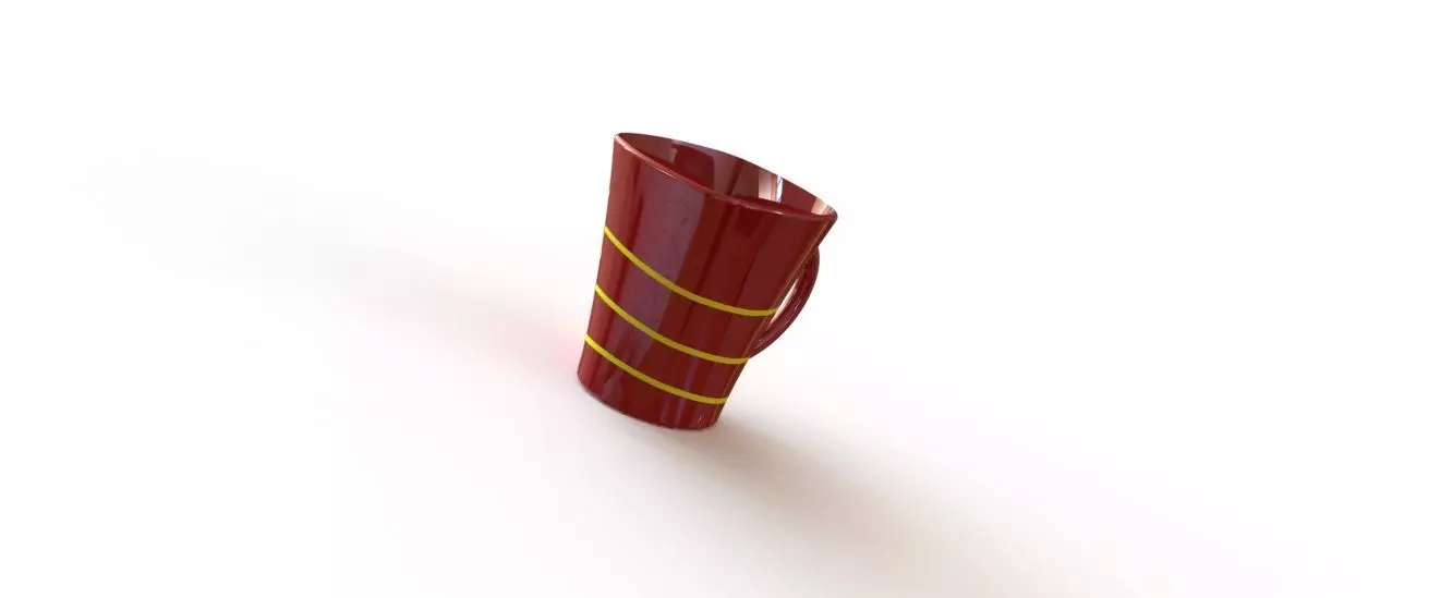 3d cup 3D print model_0