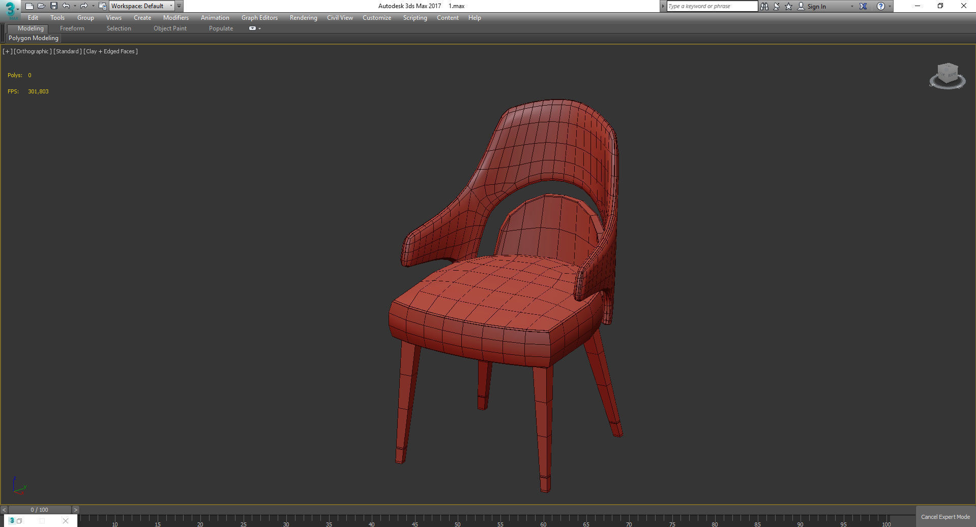VINE Chair Vine Collection By Turri 3d model Low-poly 3D model_3