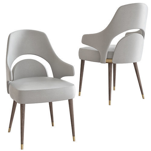 VINE Chair Vine Collection By Turri 3d model Low-poly 3D model