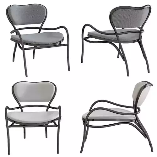 Lehnstuhl Armchair by Nigel Coates 3d model