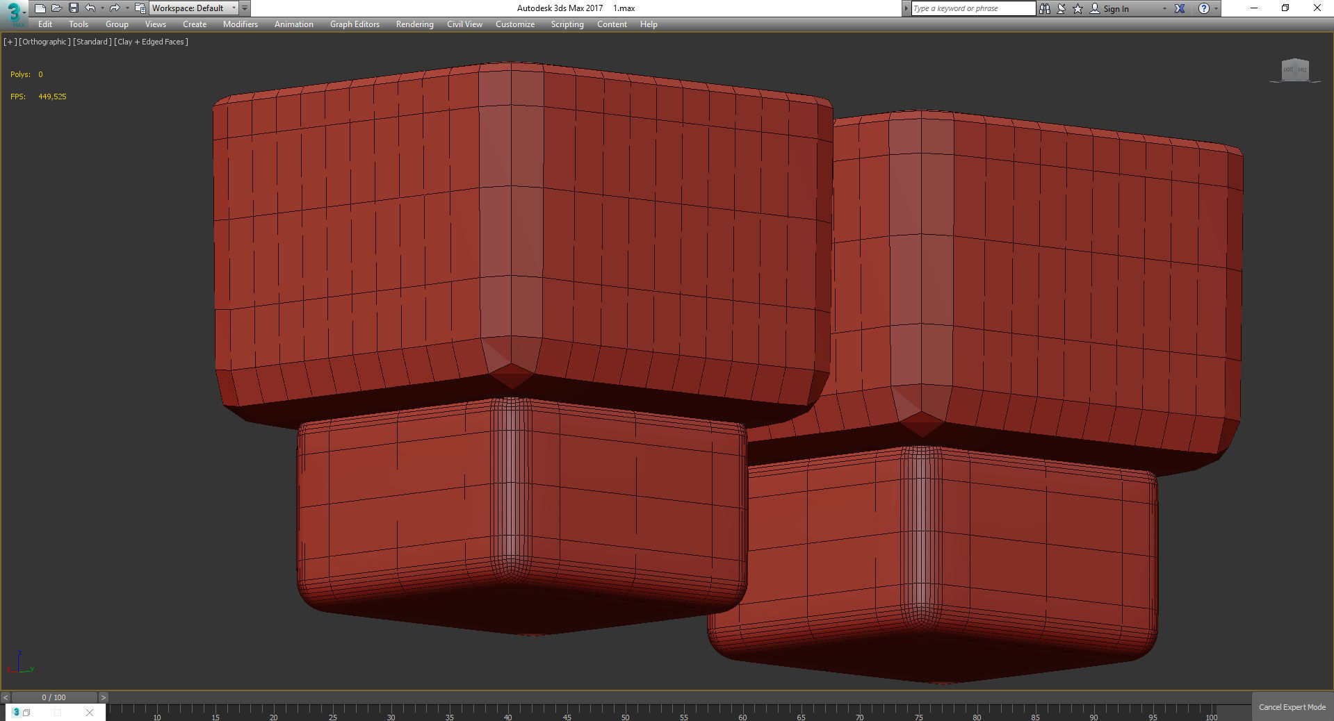 BLOCK ARMCHAIR by Missana 3d model Low-poly 3D model_4