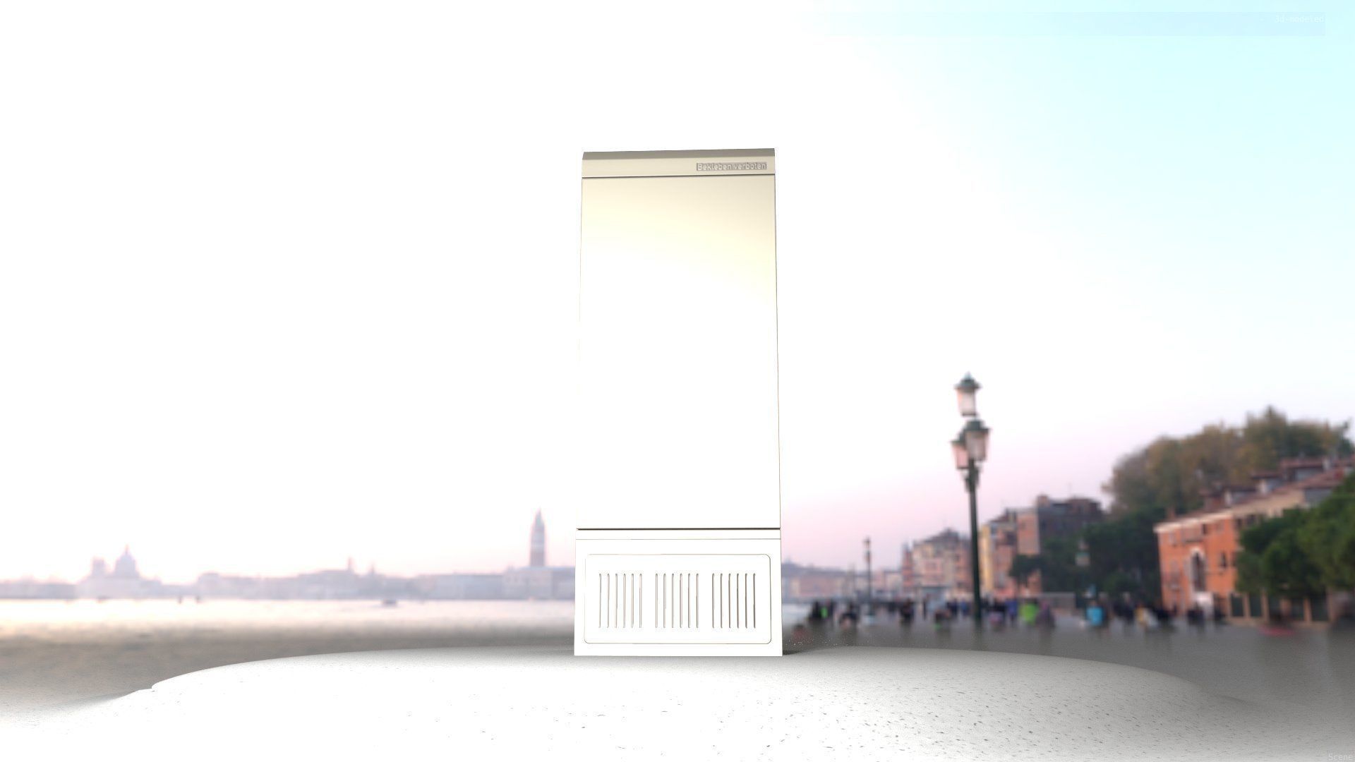 Electrical Distribution Cabinet 23 Low-poly 3D model_75