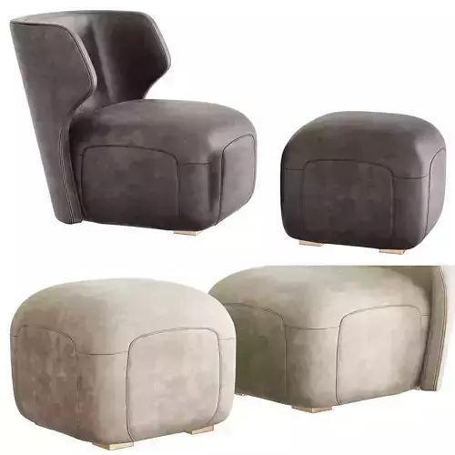 MP Armchair DC 80 Ceccotti 3d model