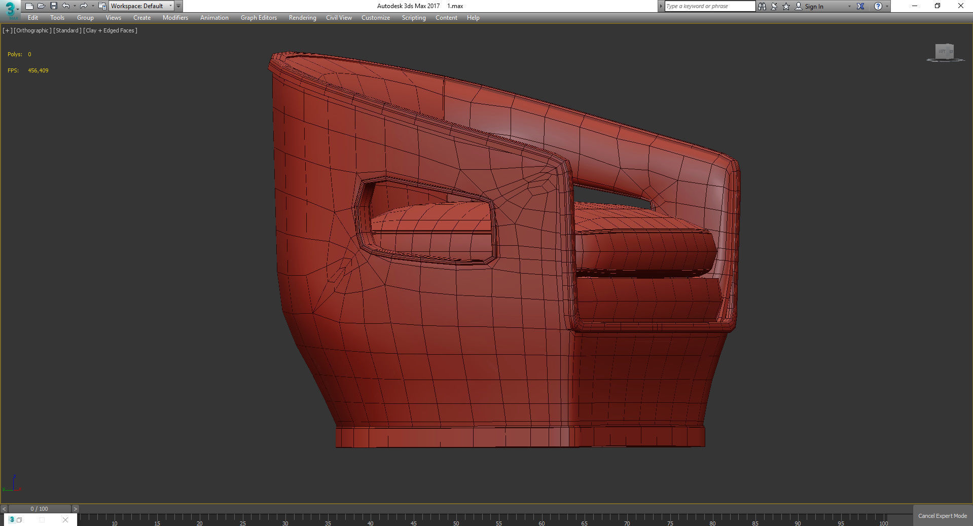 Bailey Swivel Lounge II Upholstered Chair 3d model Low-poly 3D model_2