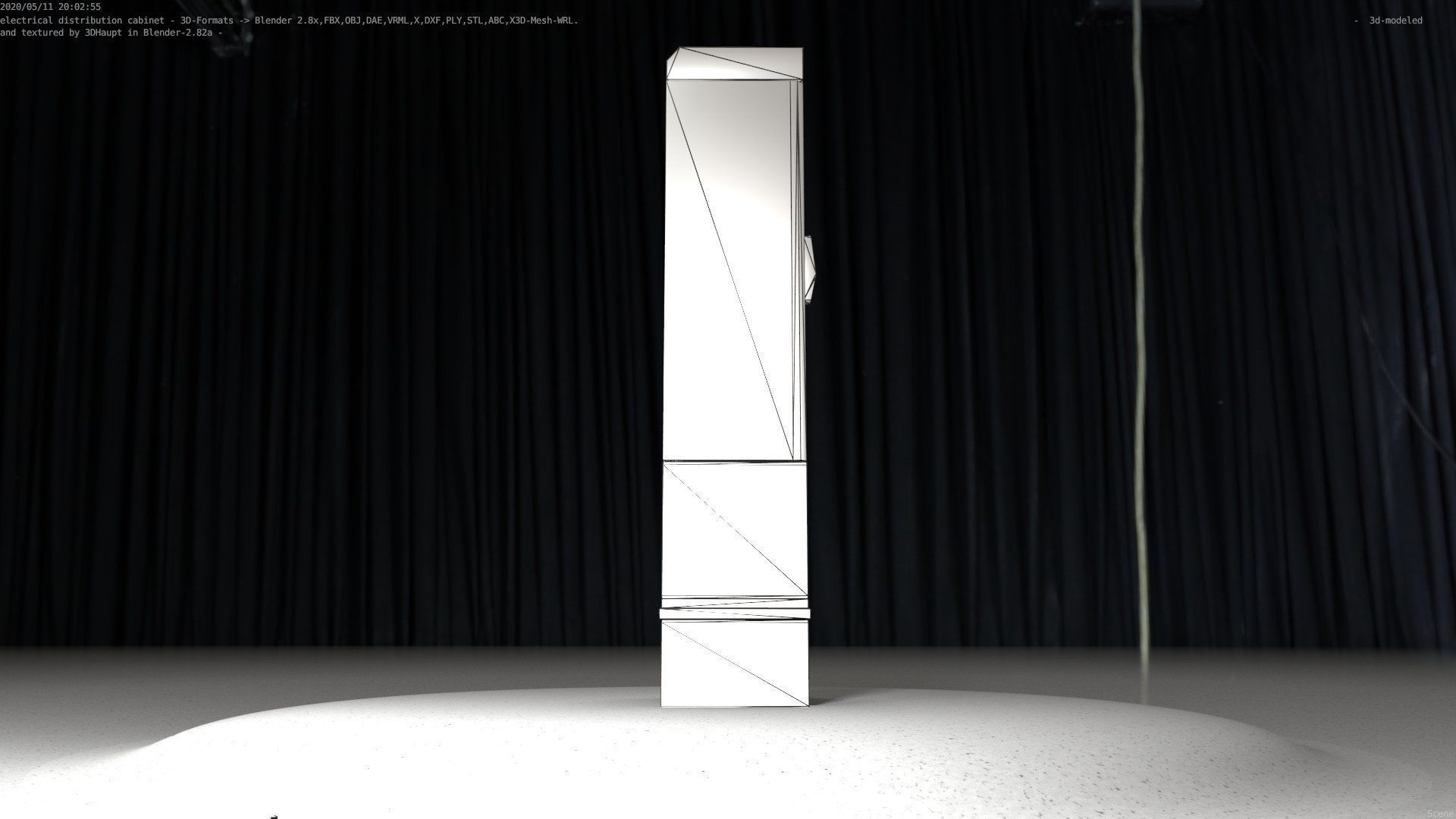 Distribution-Cabinet 25 Low-poly 3D model_85