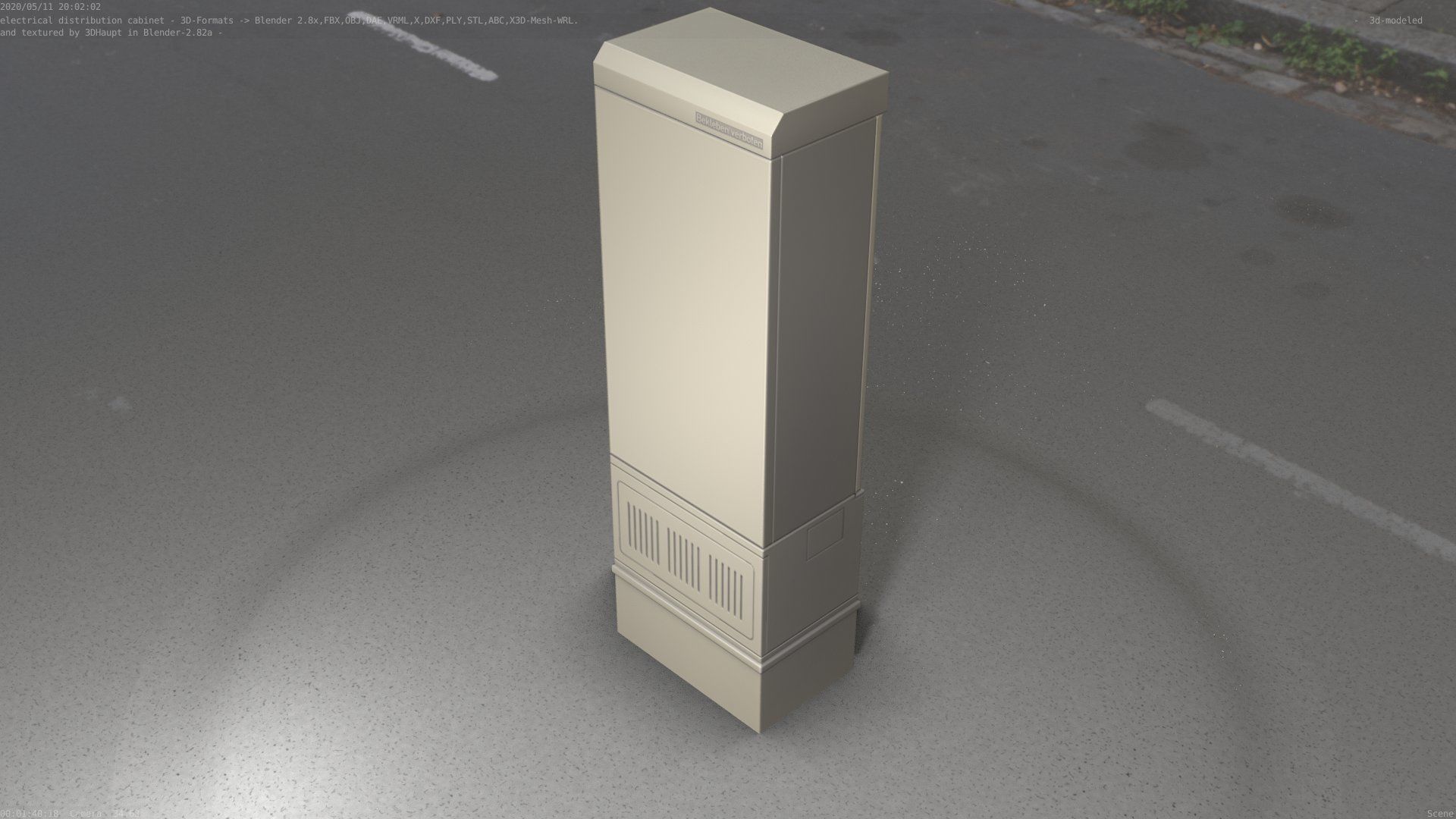 Distribution-Cabinet 25 Low-poly 3D model_25