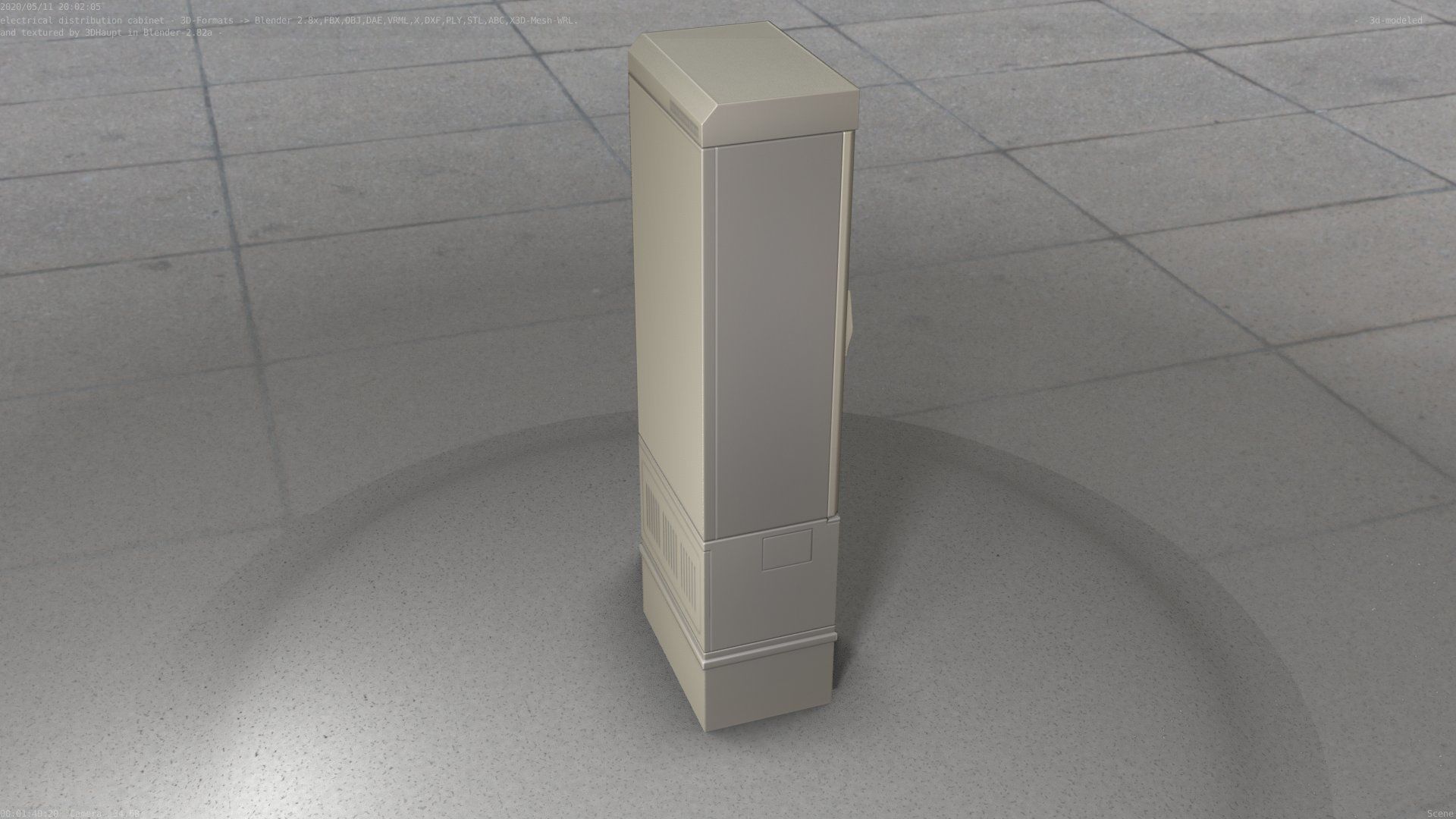 Distribution-Cabinet 25 Low-poly 3D model_27