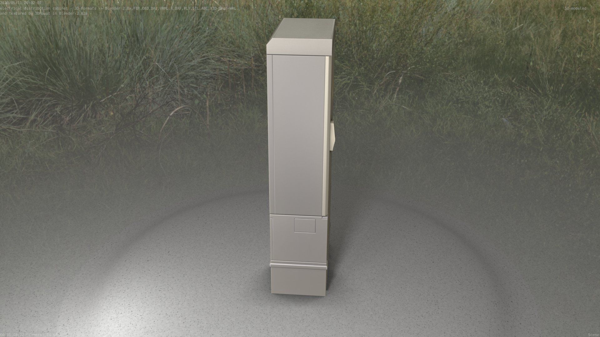 Distribution-Cabinet 25 Low-poly 3D model_29